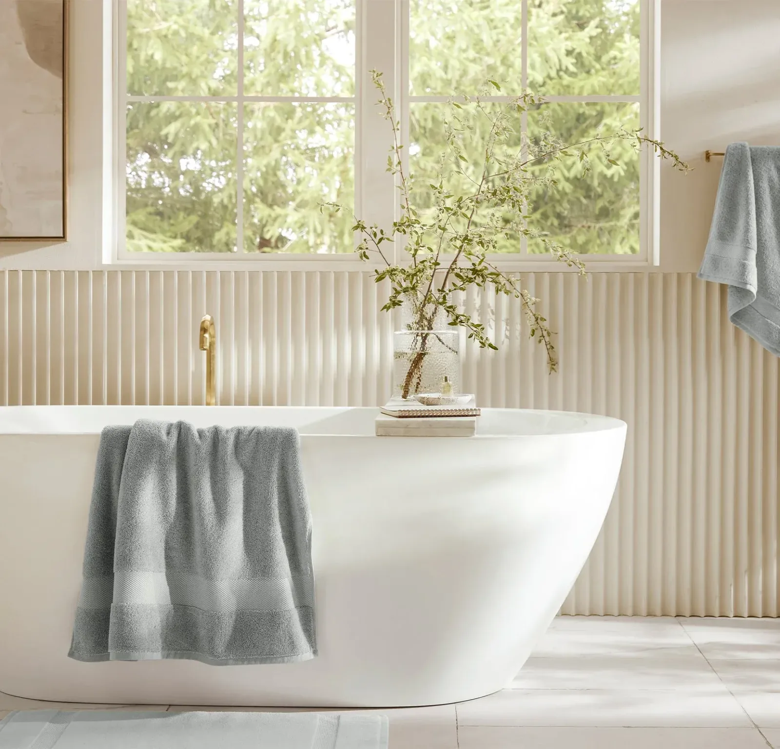 Plush Bath Towel – Shore (Personalized)