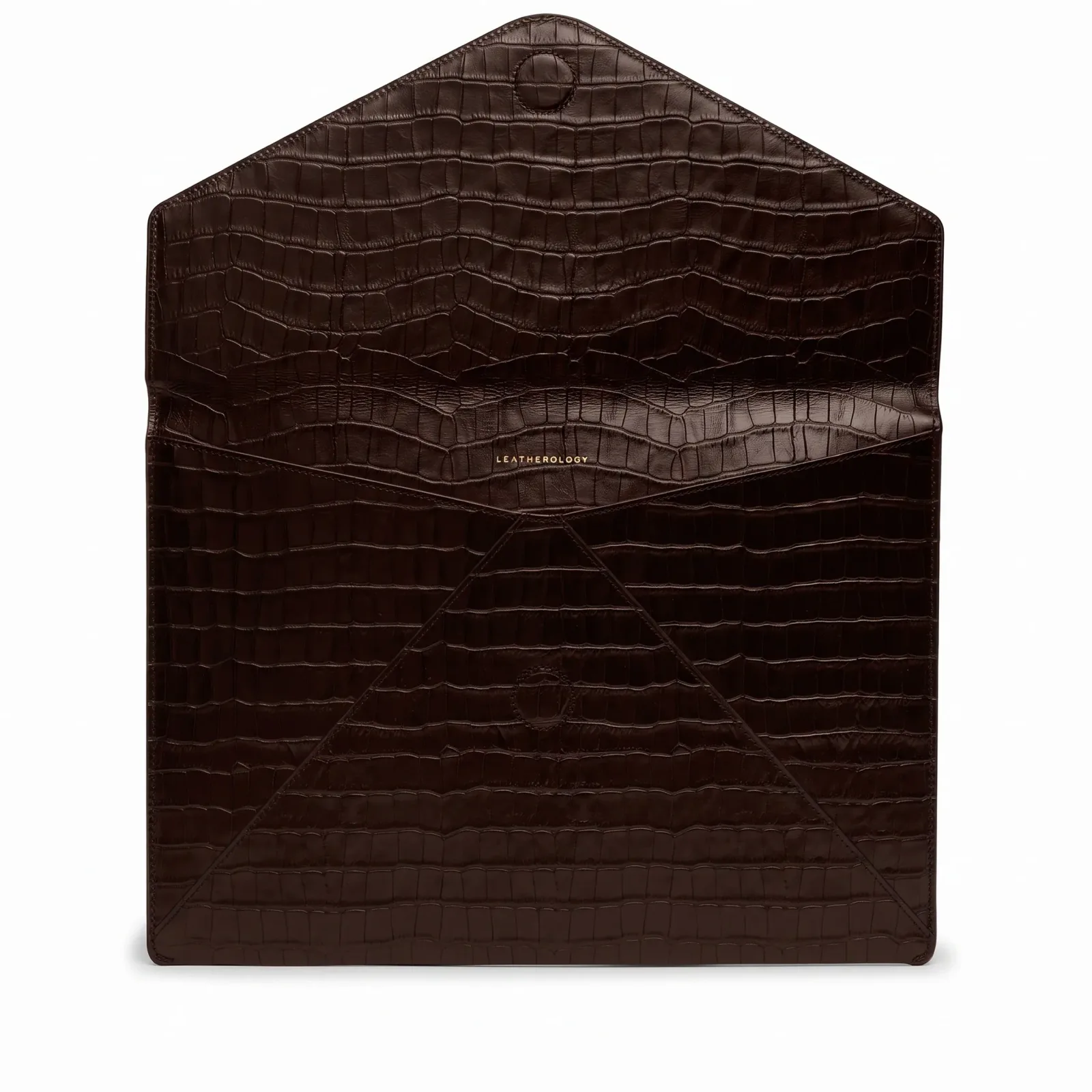 Laptop Envelope Sleeve Brown Croc