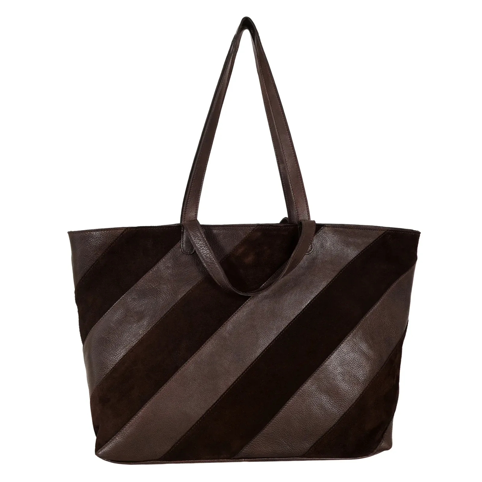 Tanya Suede Leather Tote Bag