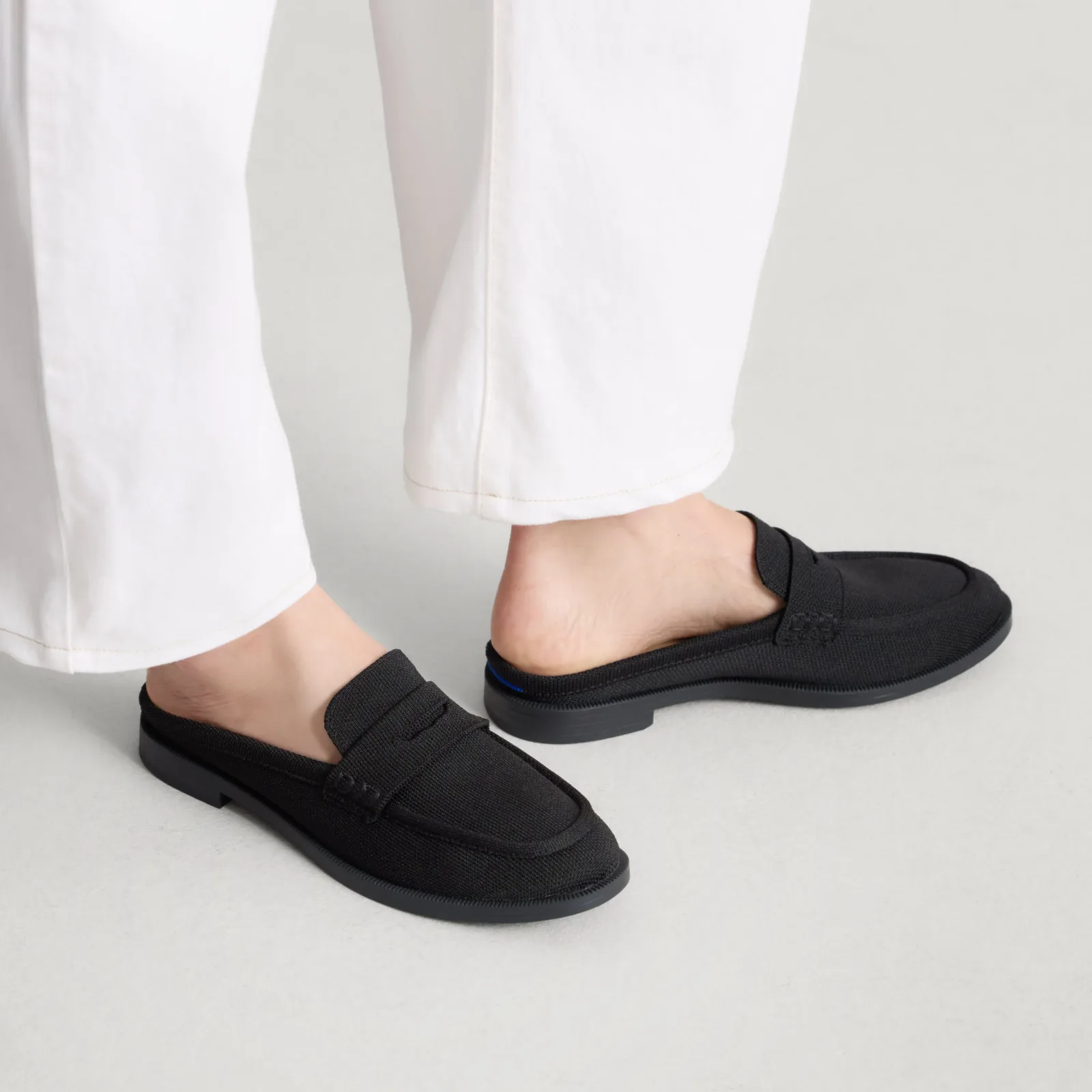 The Penny Loafer Mule – Black
