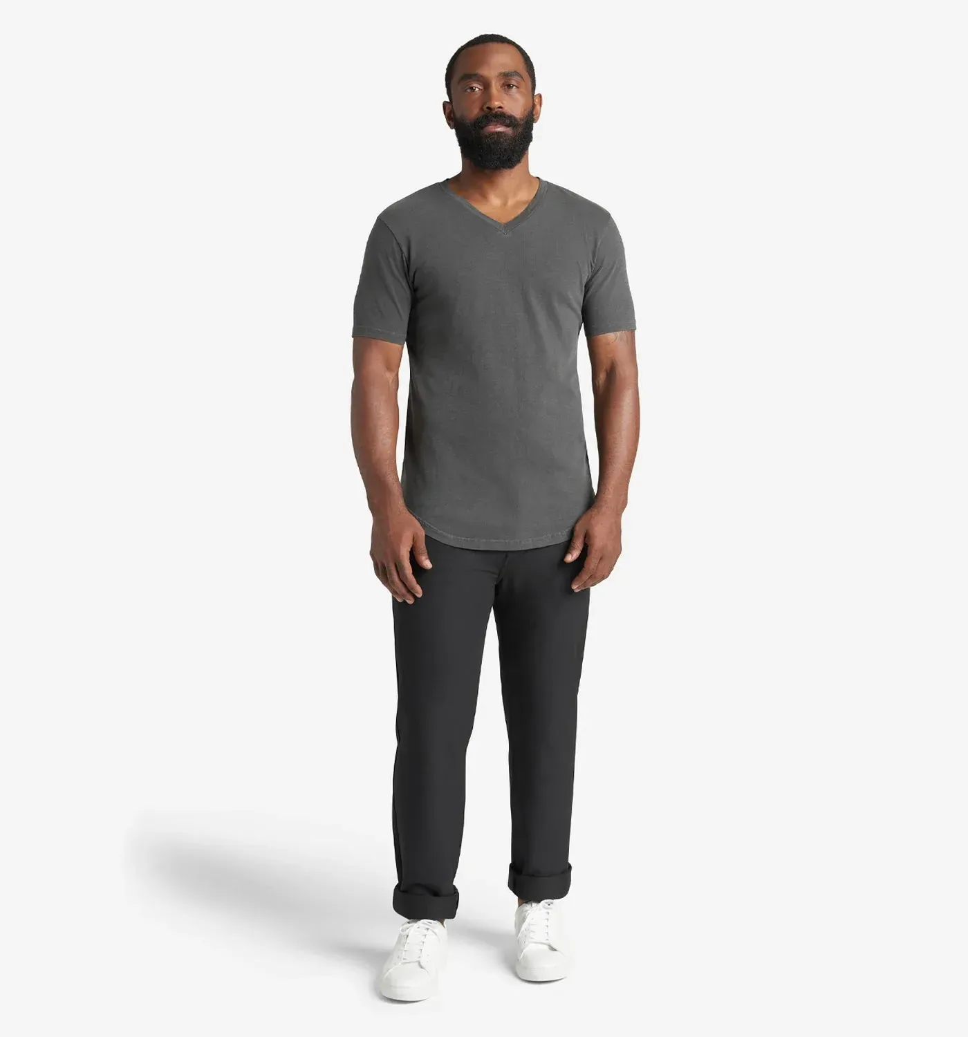 Sun-Faded Slub Scallop V