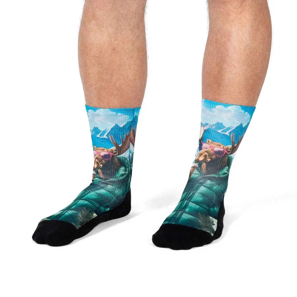 Moos-ive Slopes Performance Crew Socks