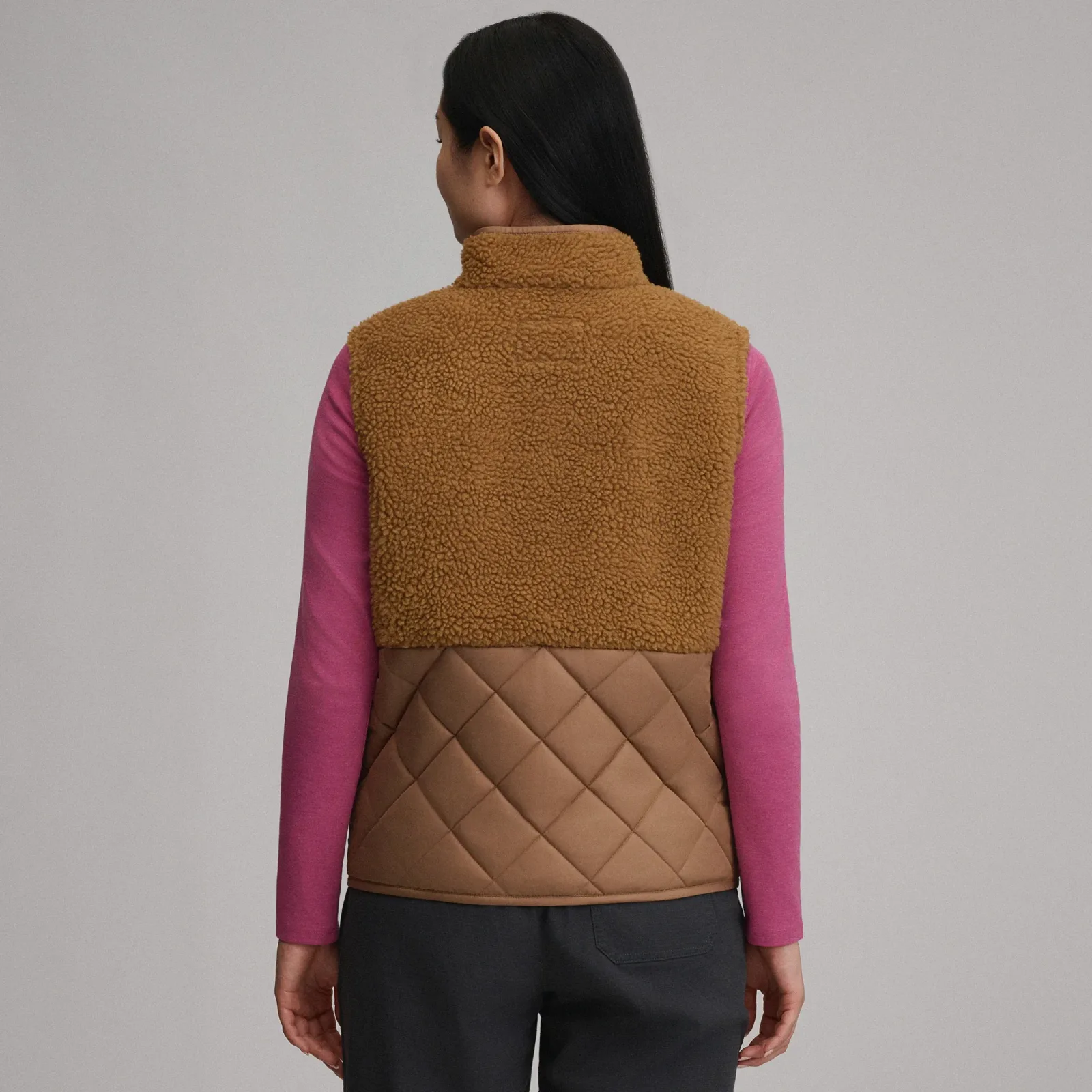 Women's Wander Mixed Media Fleece Vest