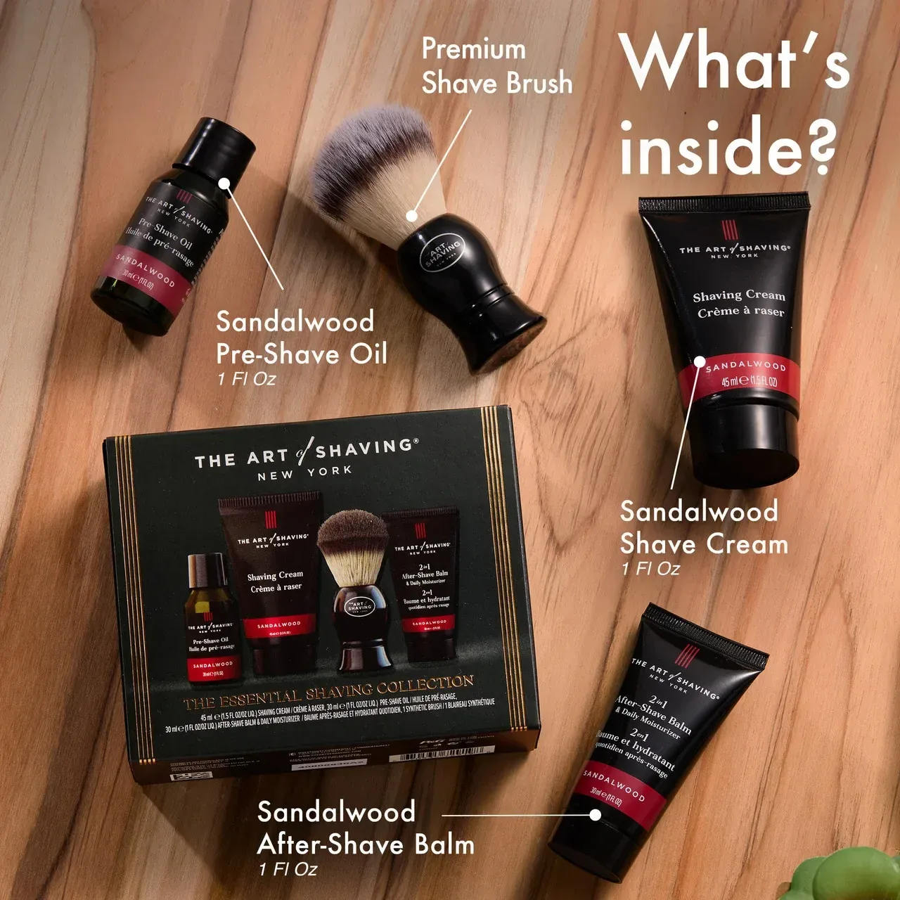 Essential Shaving Collection Sandalwood