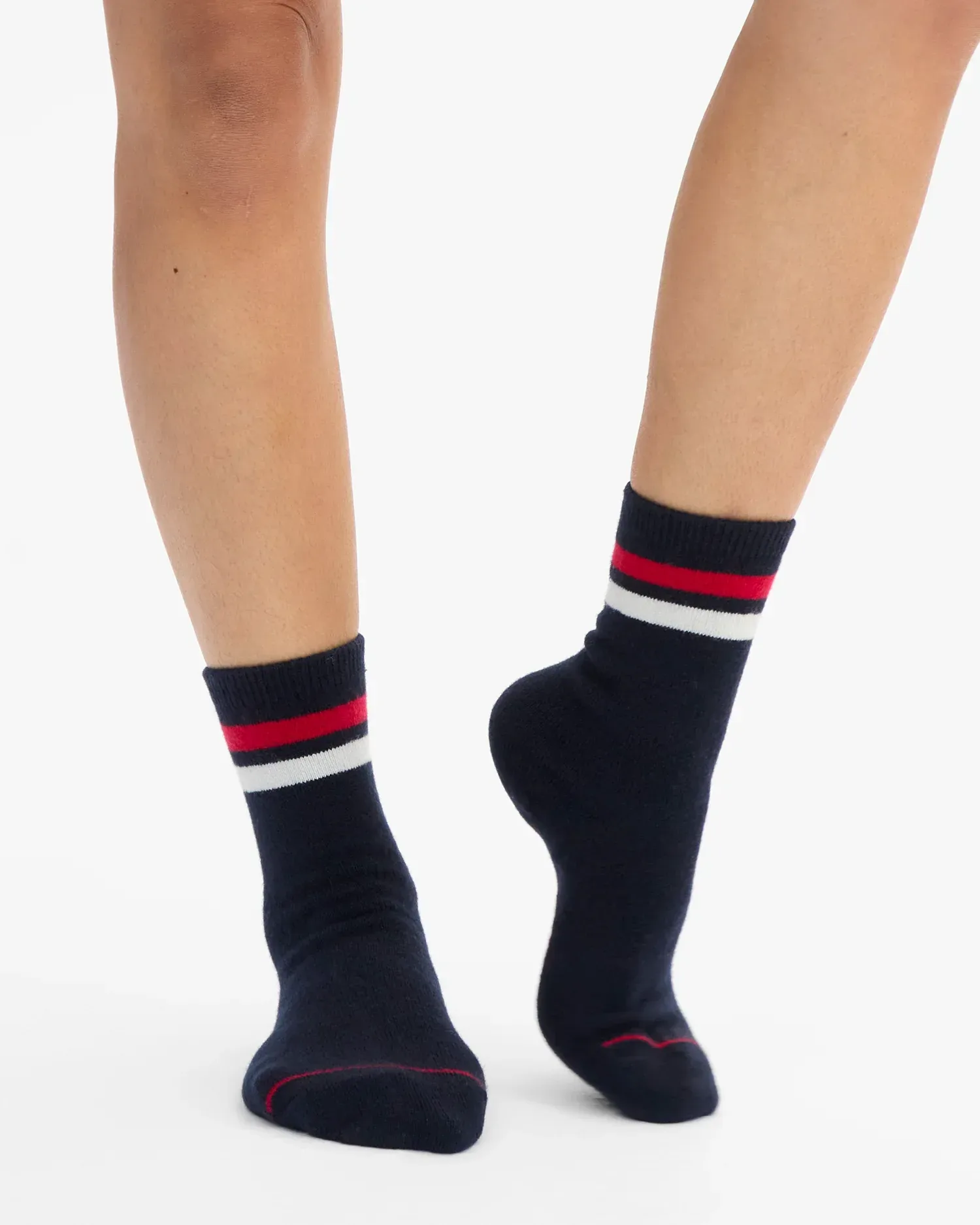Varsity Cashmere Crew Socks