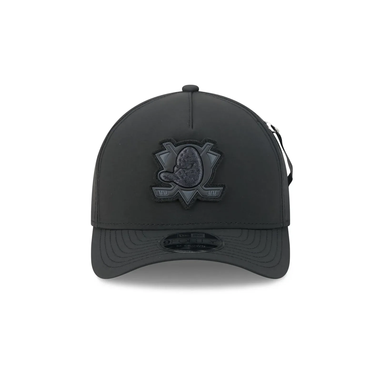 Alpha Industries x Anaheim Ducks Nylon Black 9FORTY M-Crown A-Frame Snapback Hat