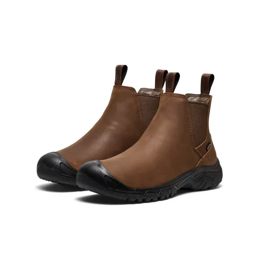 Men's Anchorage IV Waterproof Boot Wide – Dark Earth/Black