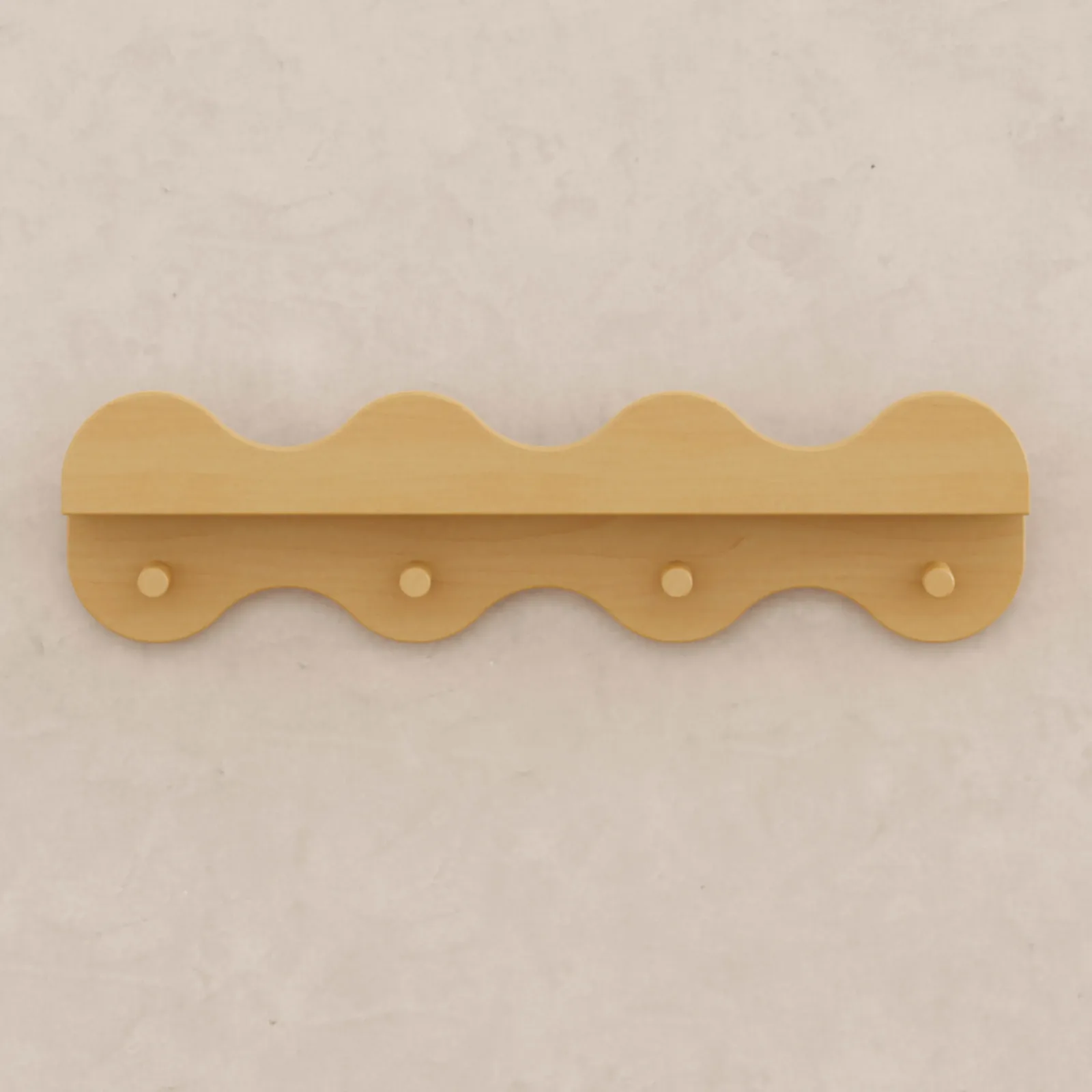 Lido Wave Bookshelf with Hooks