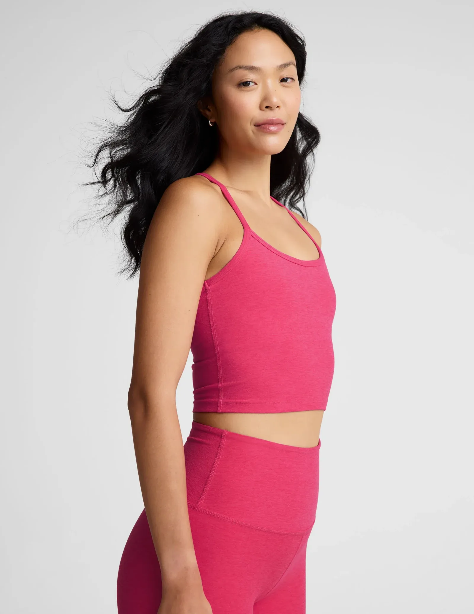 Spacedye™ Slim Racerback Cropped Tank
