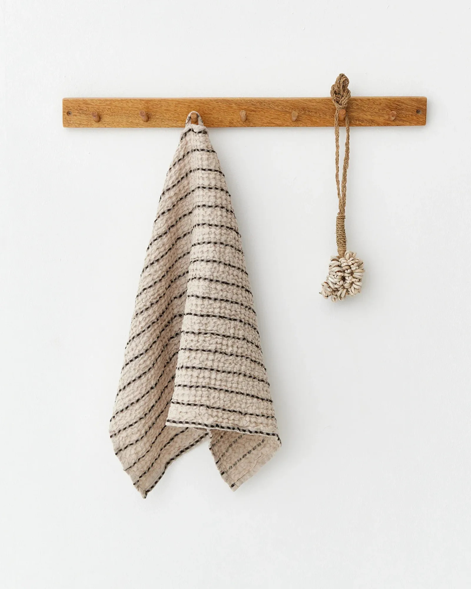 Thin Striped Waffle hand Towel