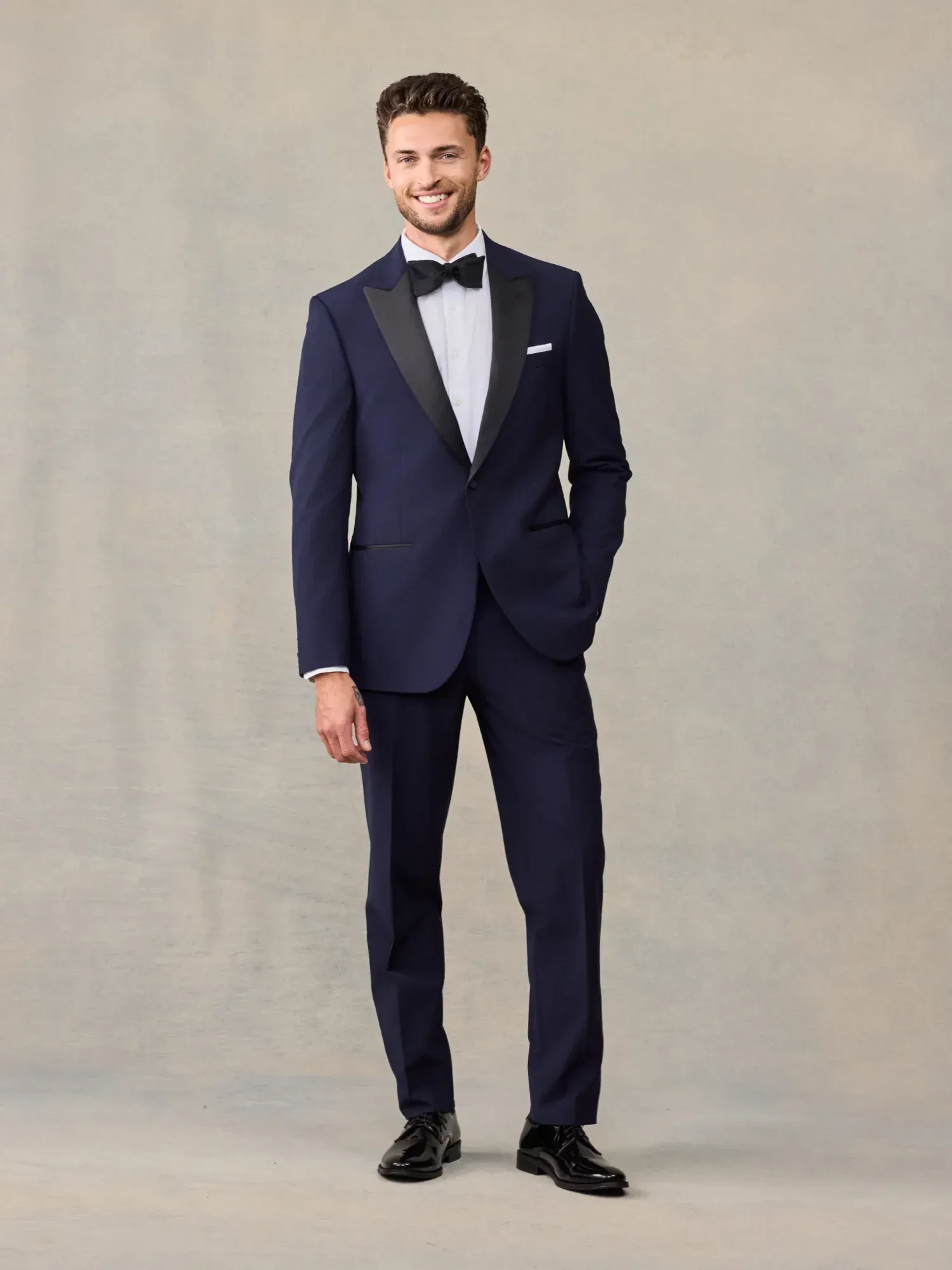 Essential Navy Tuxedo Jacket