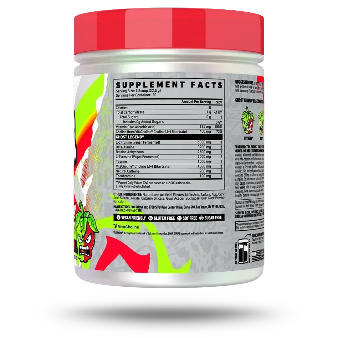 GHOST LEGEND® x SOUR STRIPS® – APPLEBERRY