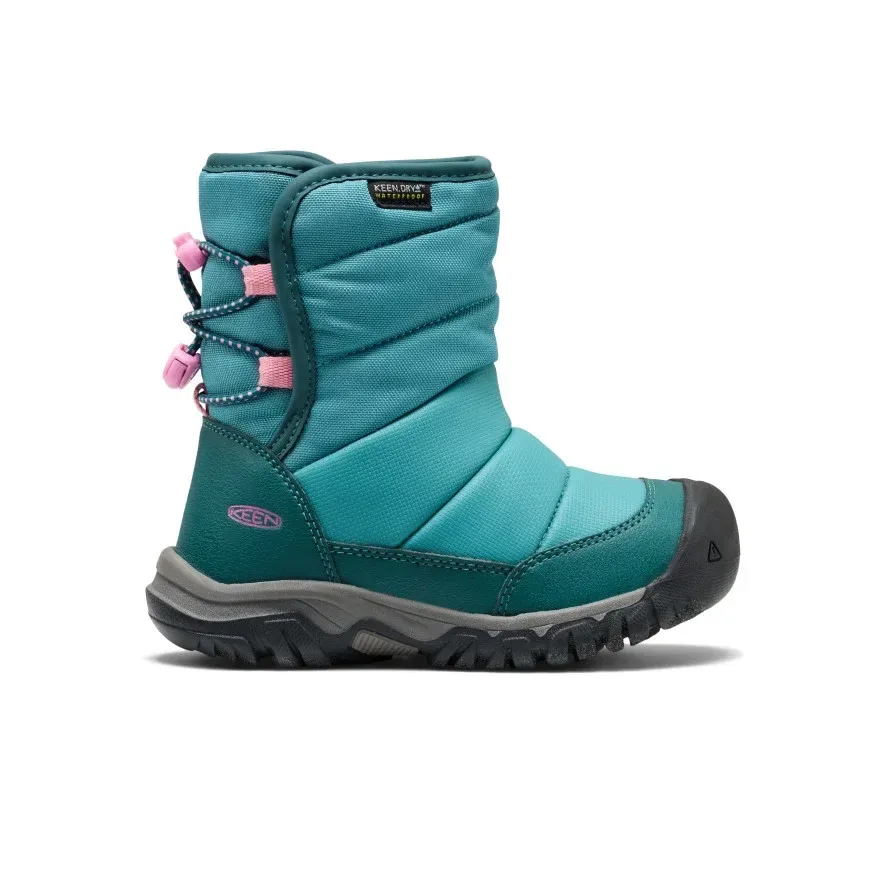 Little Kids' Puffrider Waterproof Winter Boot – Brittany Blue/Cashmere Rose