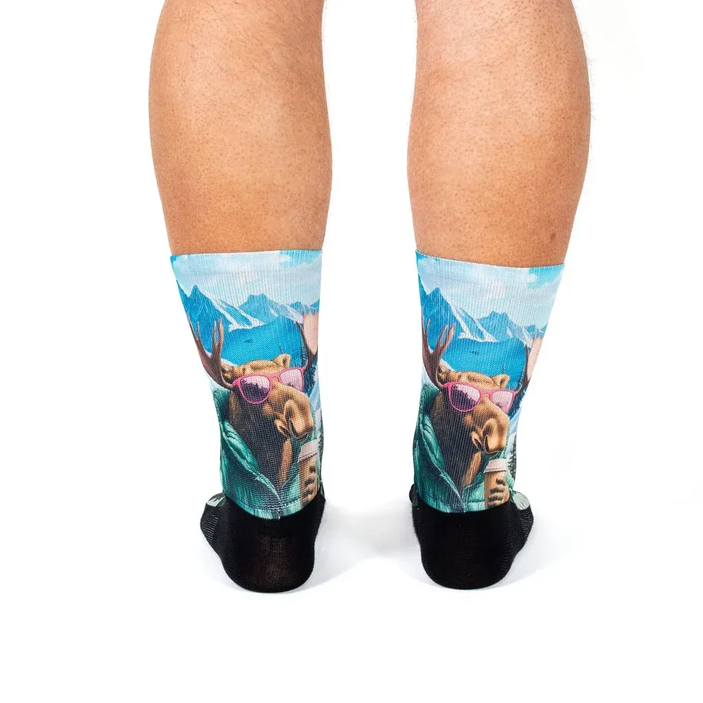 Moos-ive Slopes Performance Crew Socks