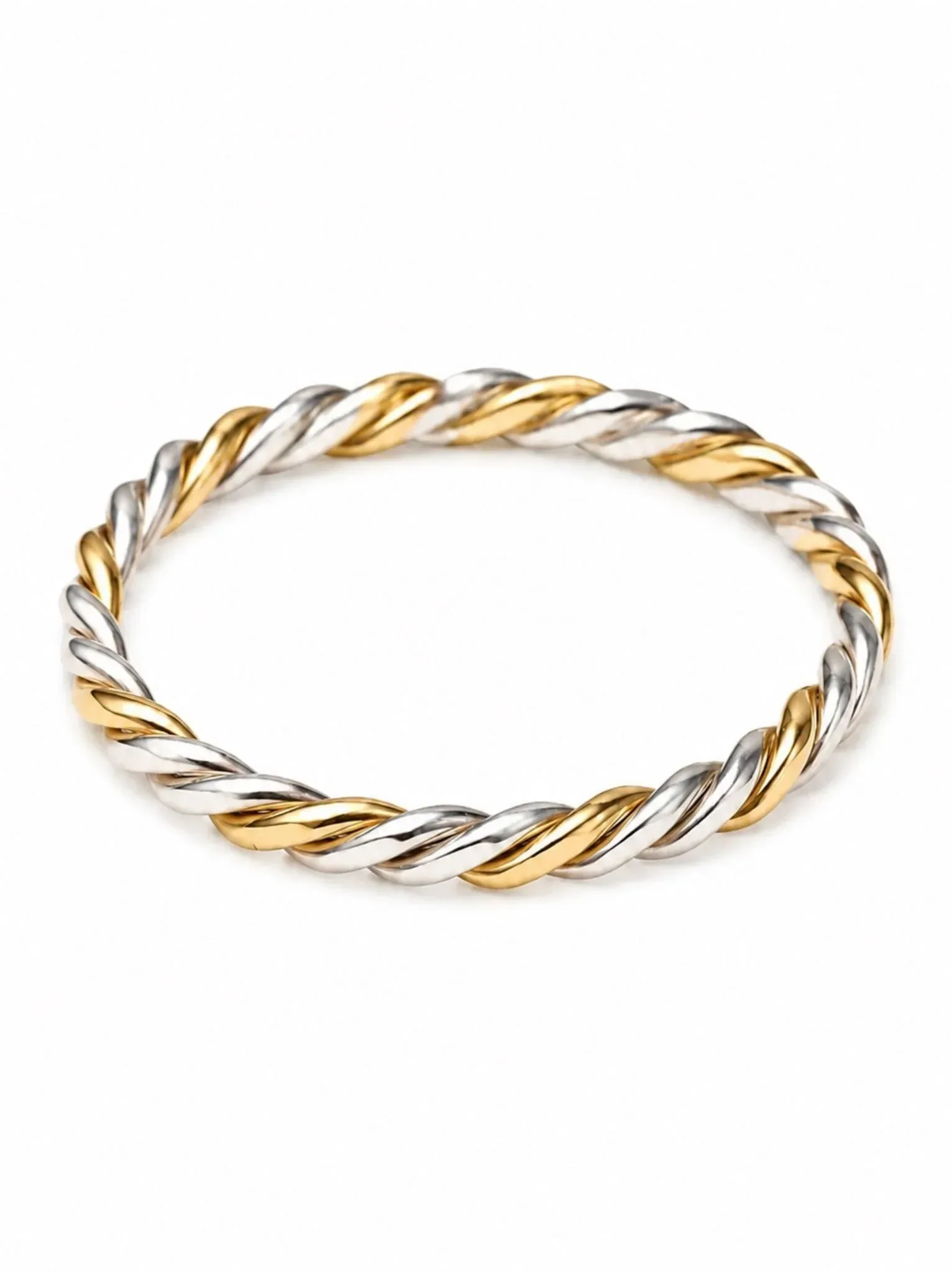 Two-Tone Twist Ring