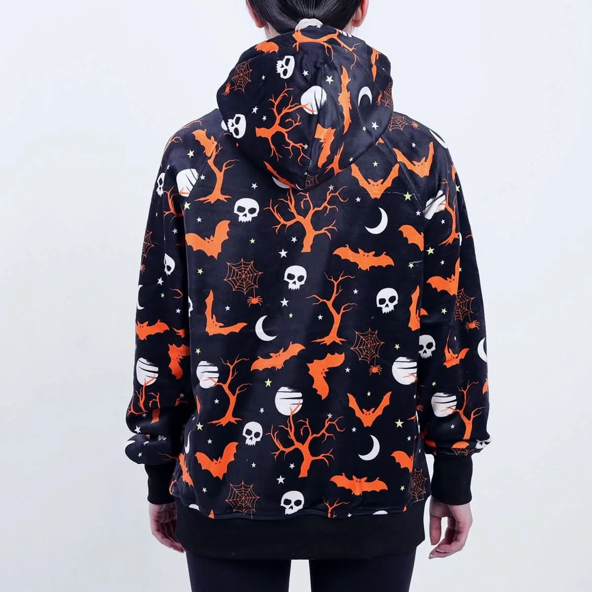 Halloween Human Hoodie – Black
