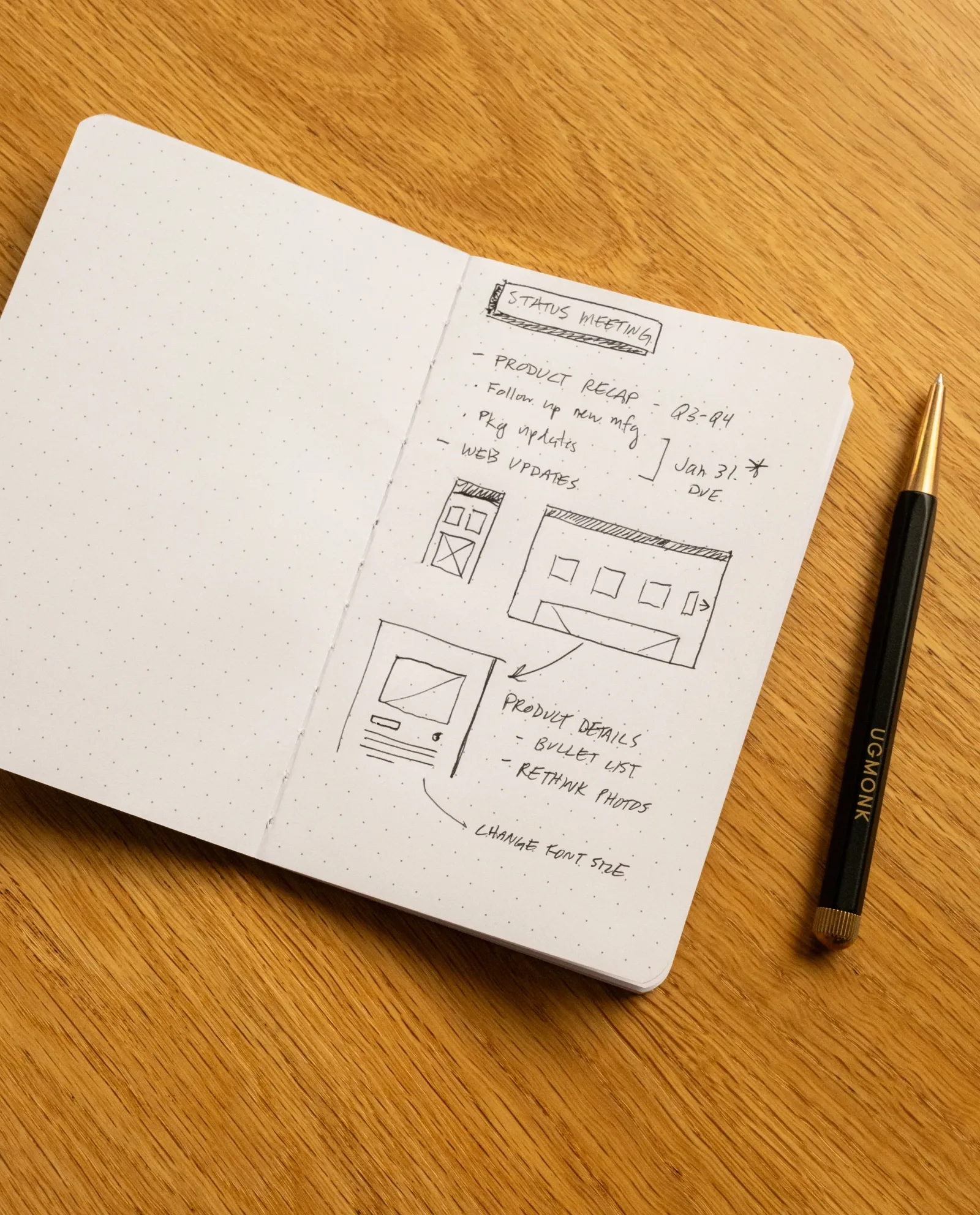 Ugmonk Pocket Notebooks – Set of 3