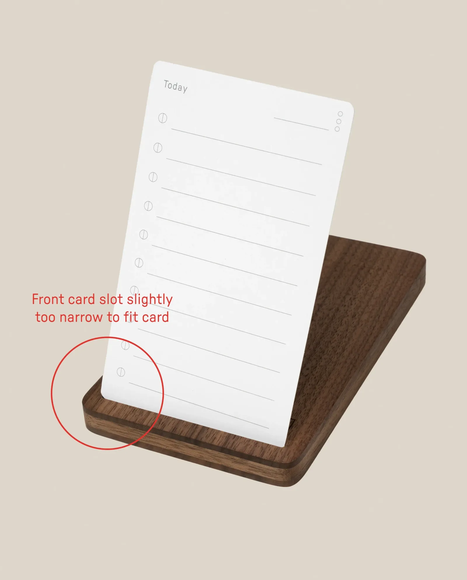 Warehouse Item – Analog Travel Case (Walnut)