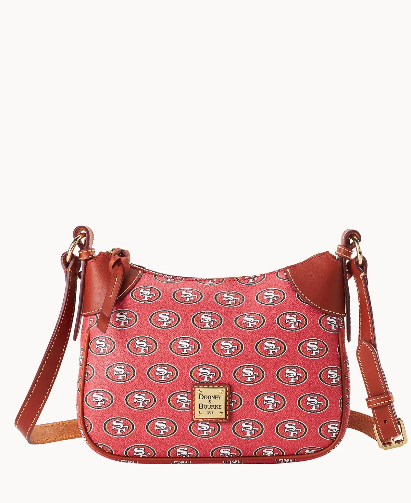 NFL 49ERS Crossbody Hobo 22