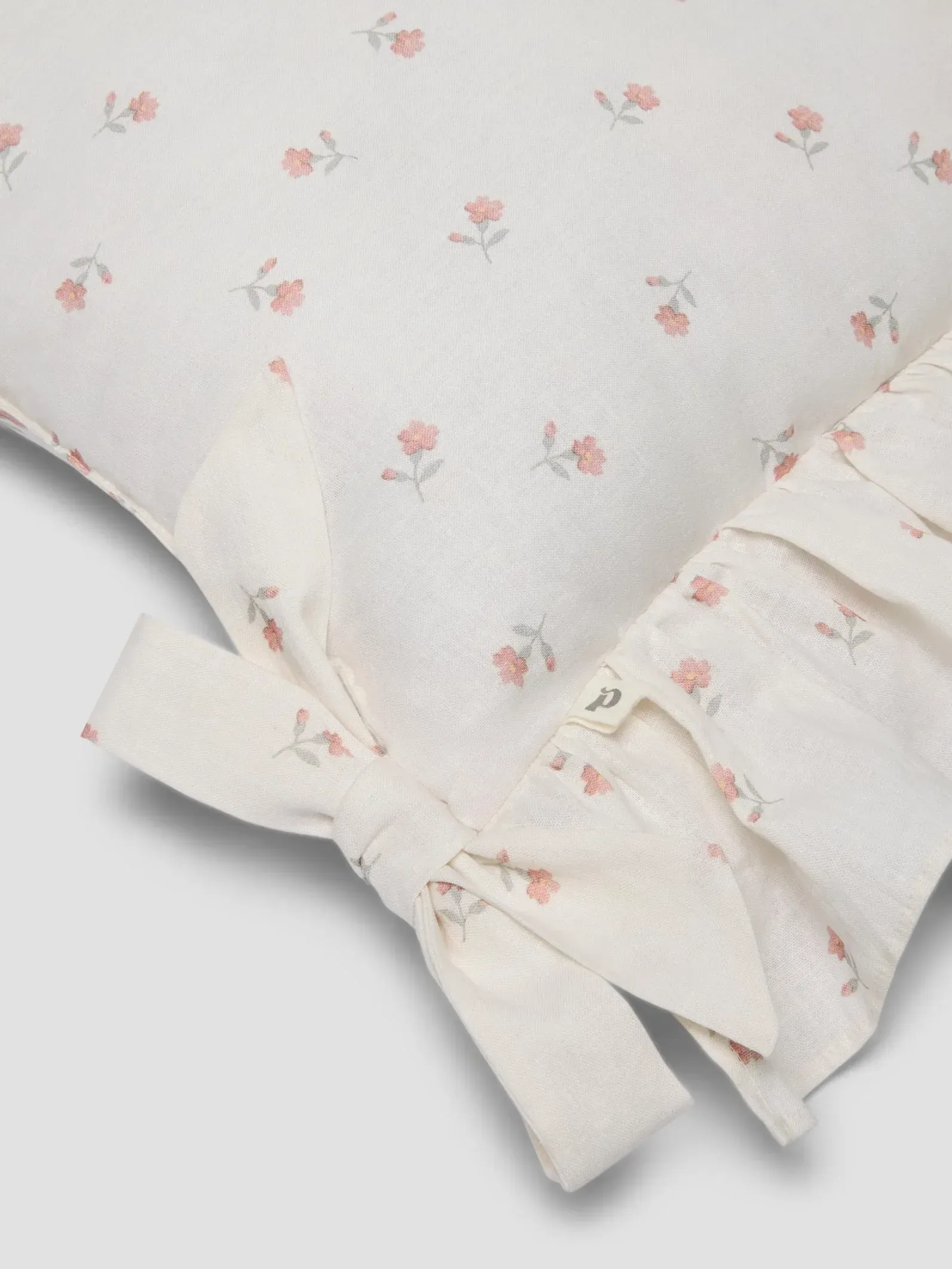 Pearl Posy Bud Frill Linen Blend Seat Pad