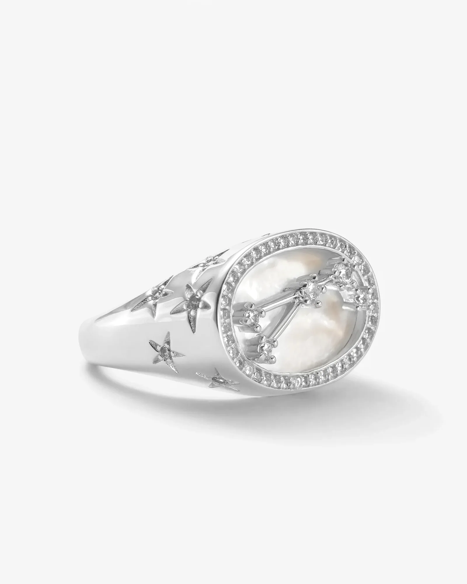 Zodiac Constellation Ring – Silver