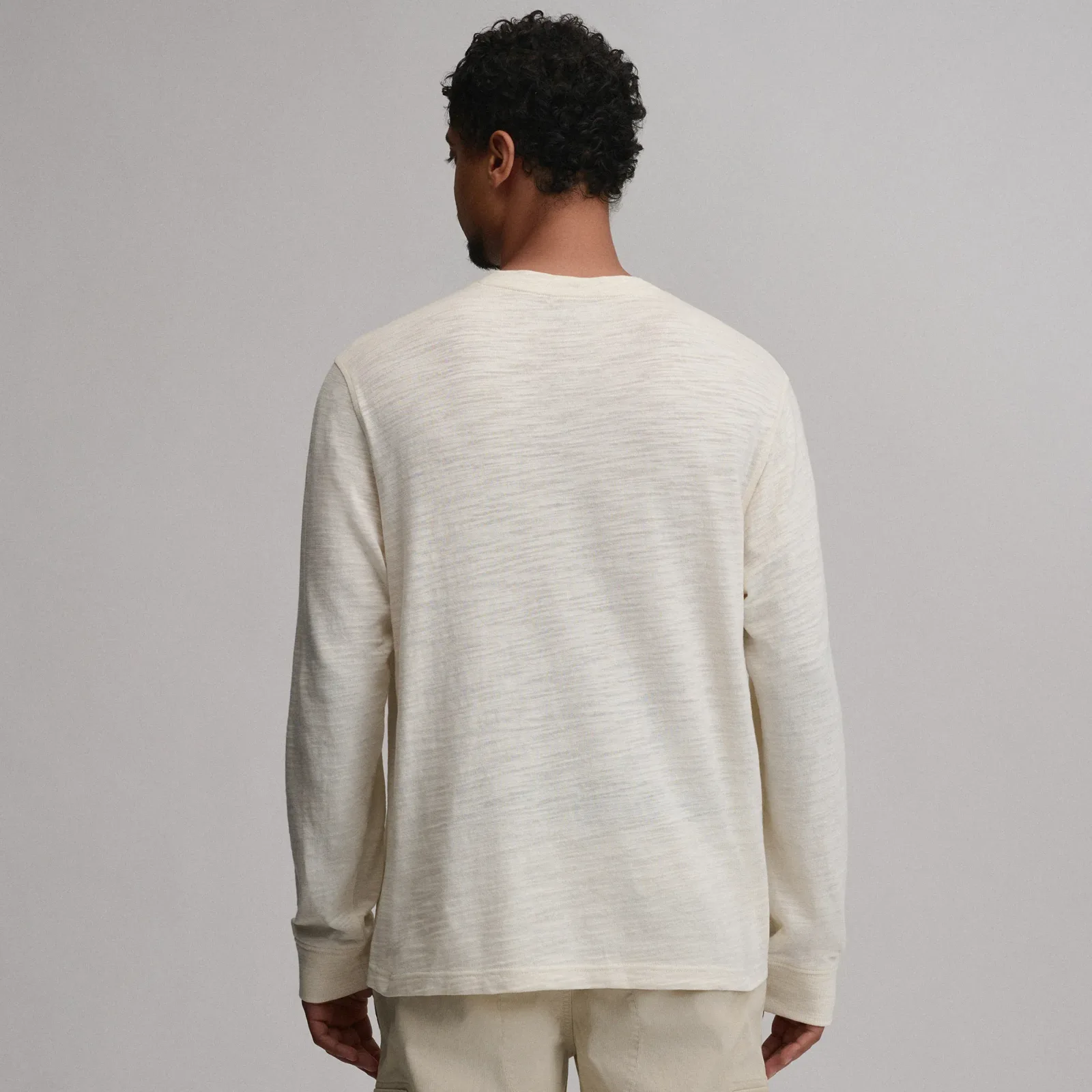 Men's Slub Jersey Henley