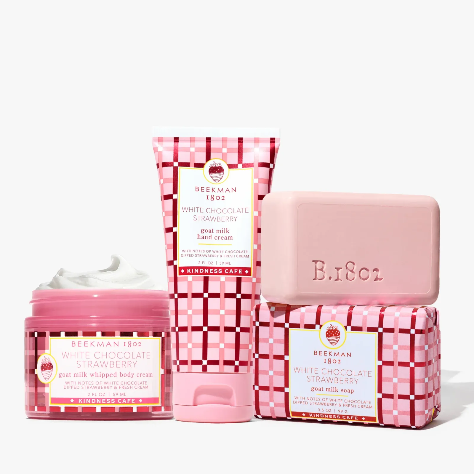 White Chocolate Strawberry Cafe Trio