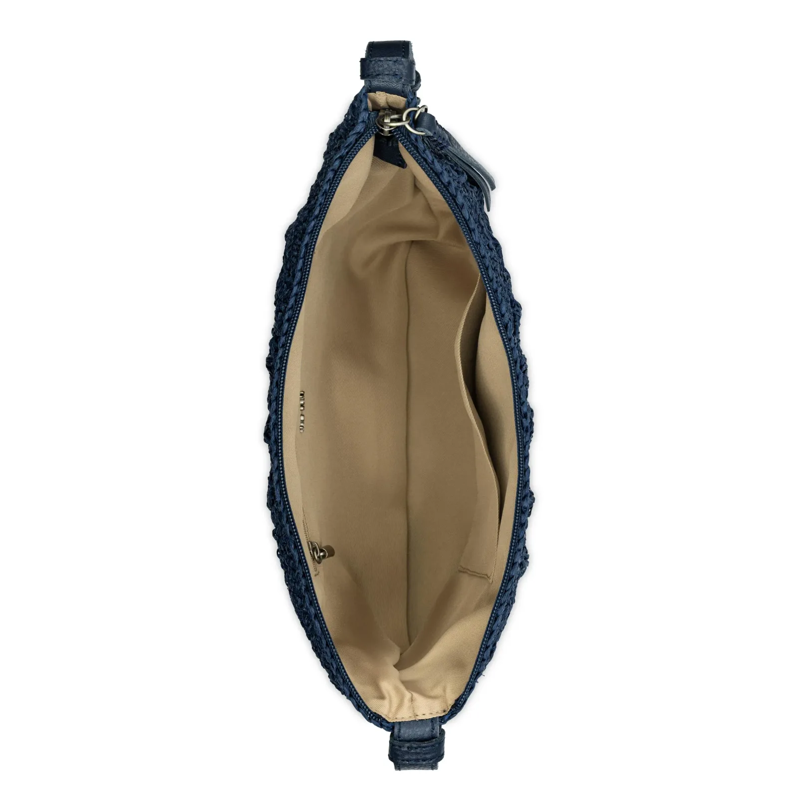 Tess Shoulder Bag – Straw – Denim Primrose