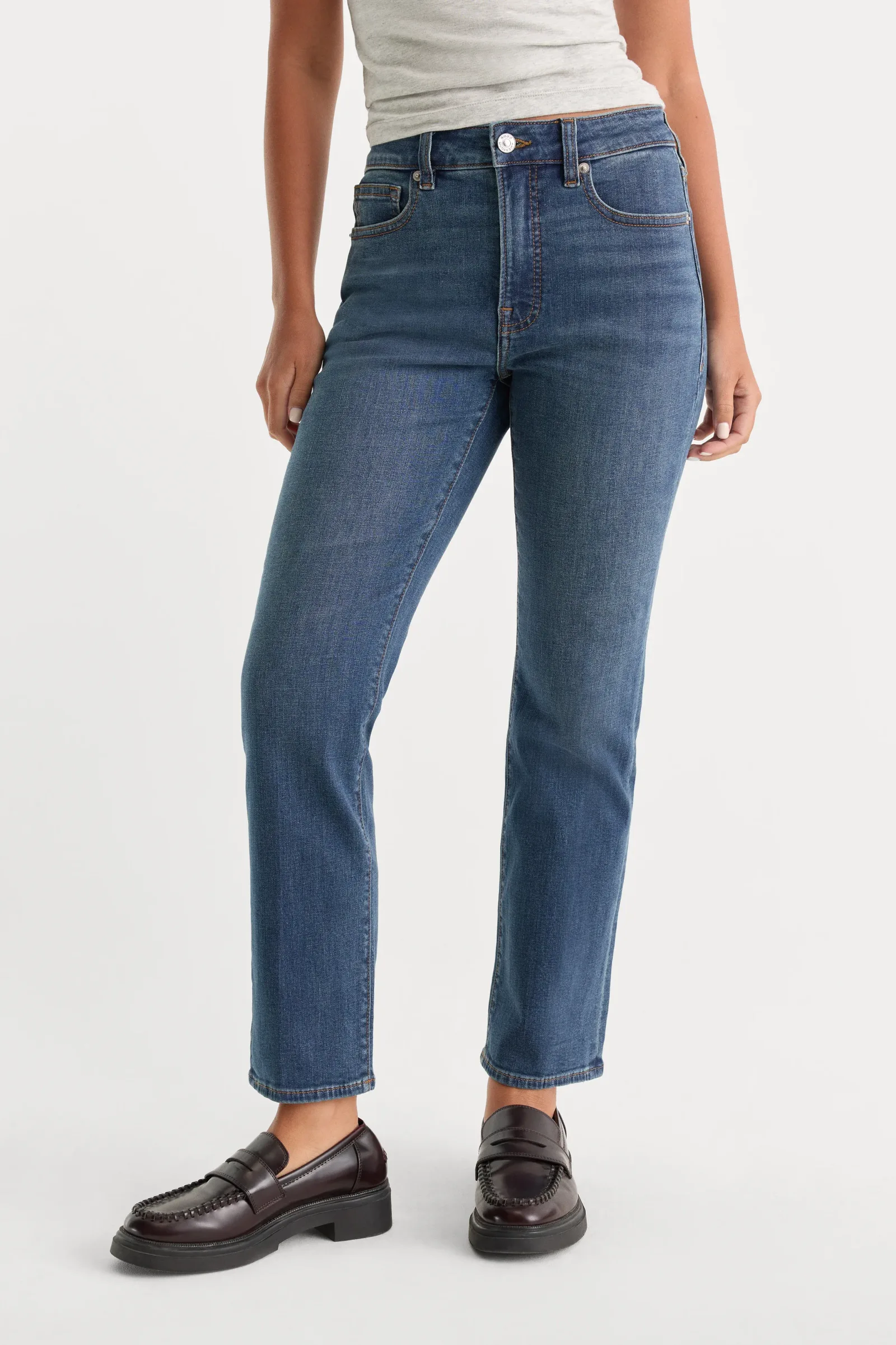 GOOD Legs Straight Jeans Long – BLUE004