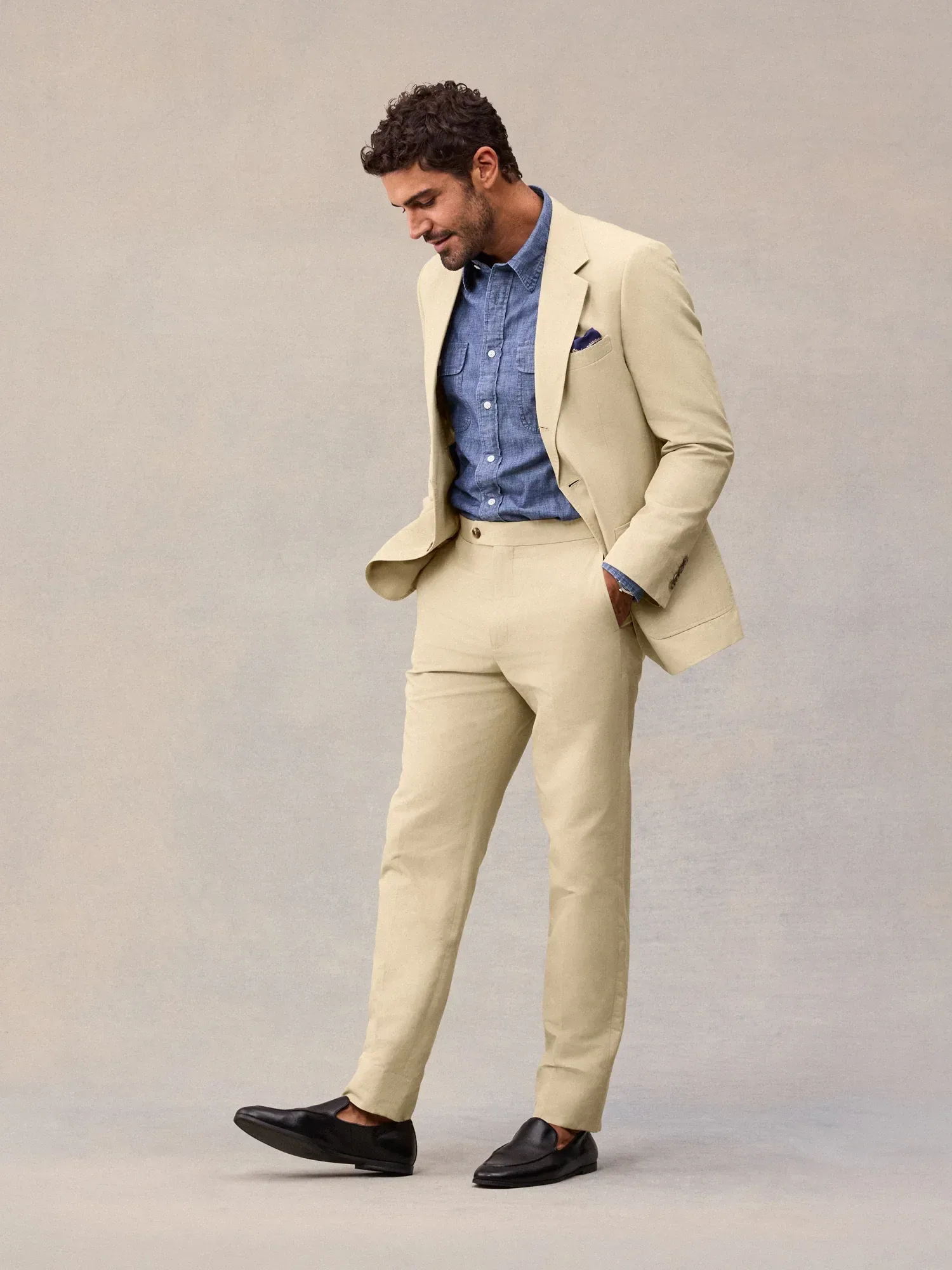 Larchmont Suit in Harvest Tan