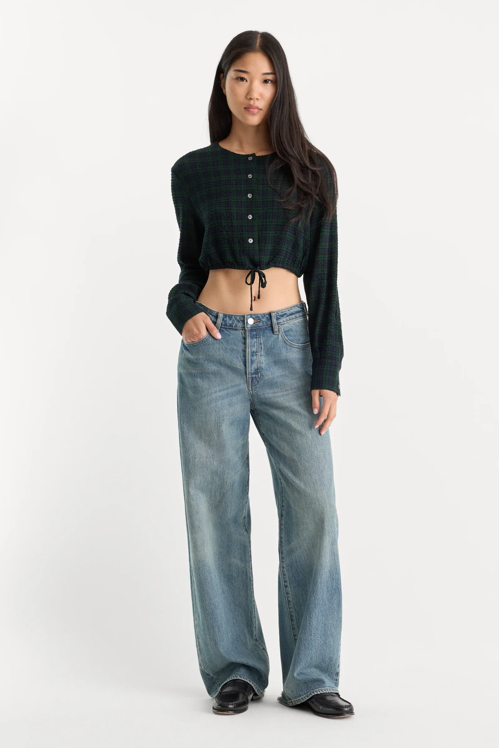 VINTAGE WIDE JEANS – OAK