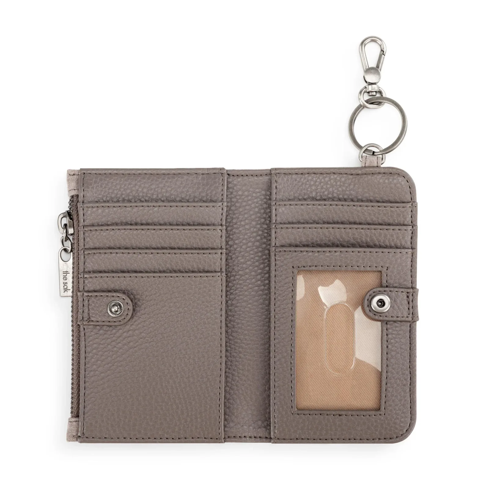 Encino Essential Wallet – Leather – Mushroom Suede