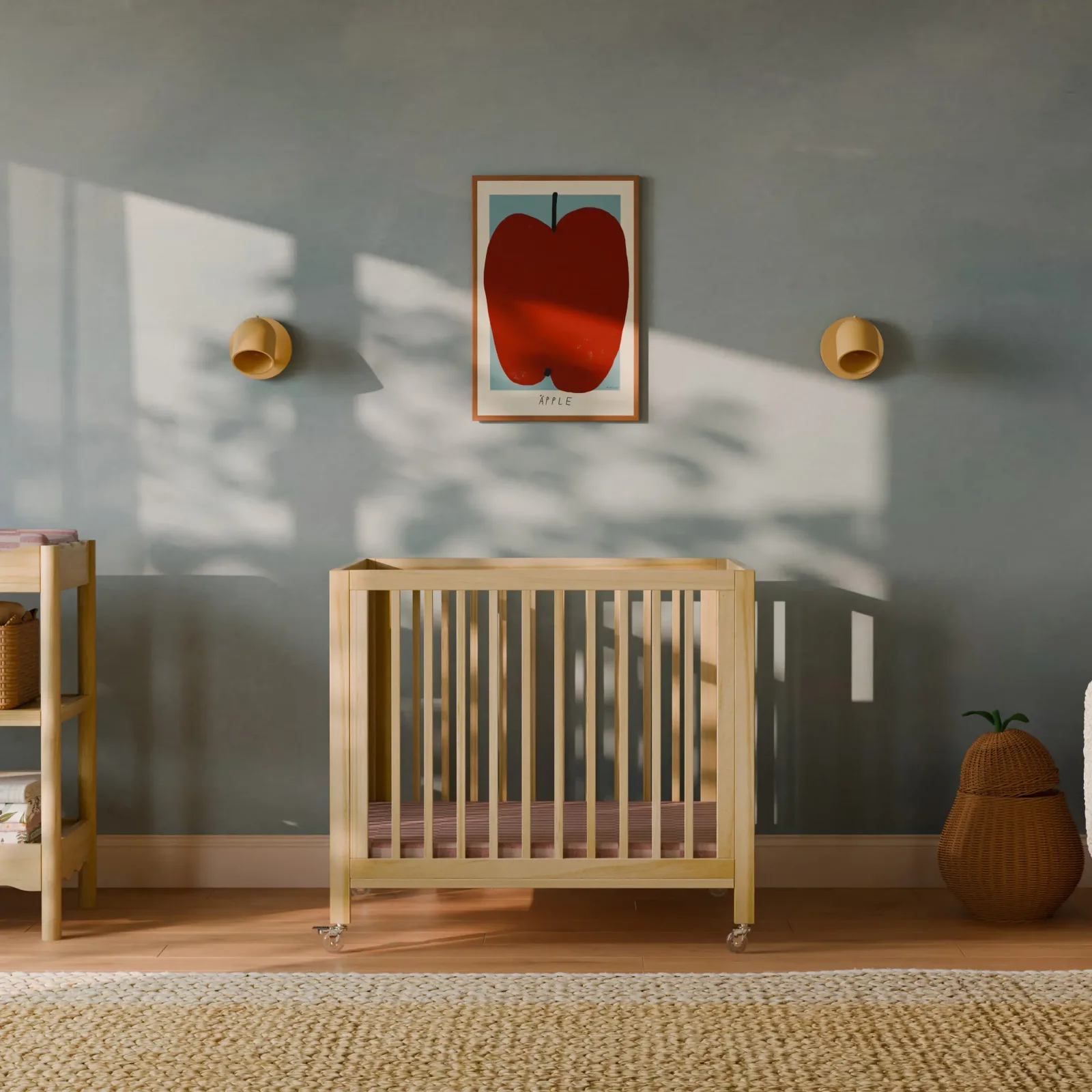 Rolli 9-in-1 Convertible All-Stages® Crib with Bassinet & Toddler Bed Conversion Kits – Retail Exclusive