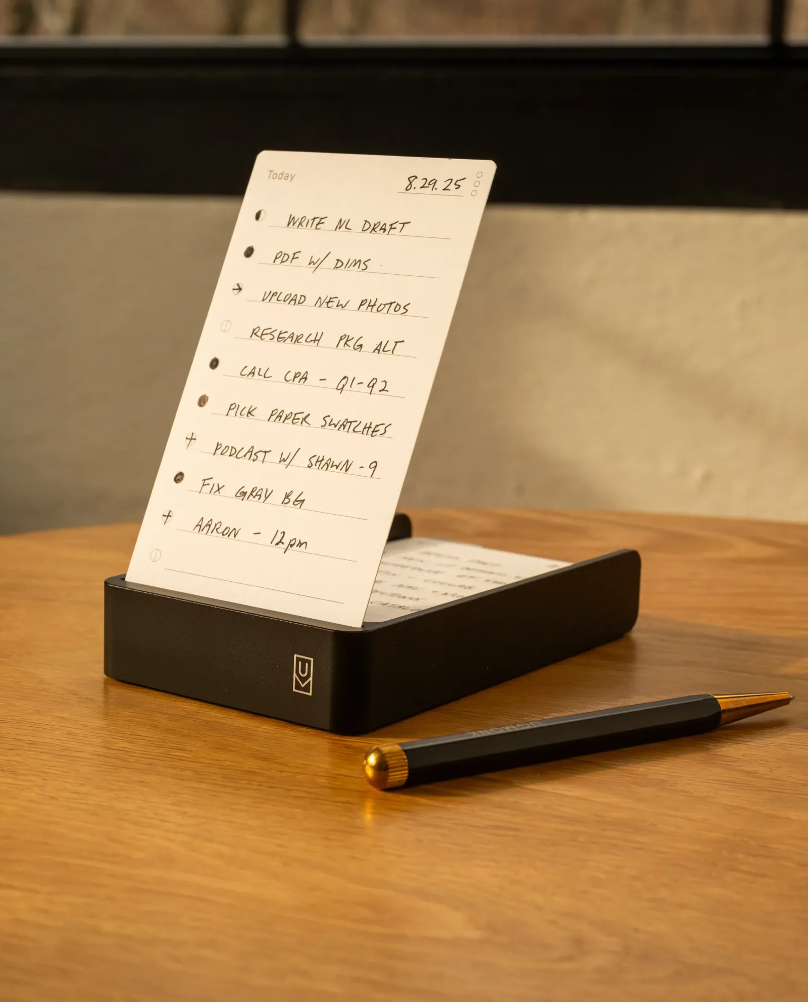 Analog Daily Focus Kit + 3 Refills (Black Aluminum)
