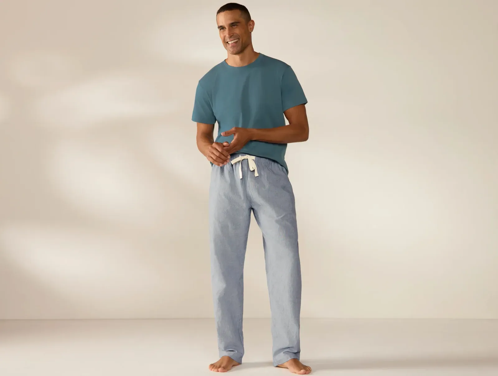 Men's Organic Crinkled Pajama Pants – Renewed