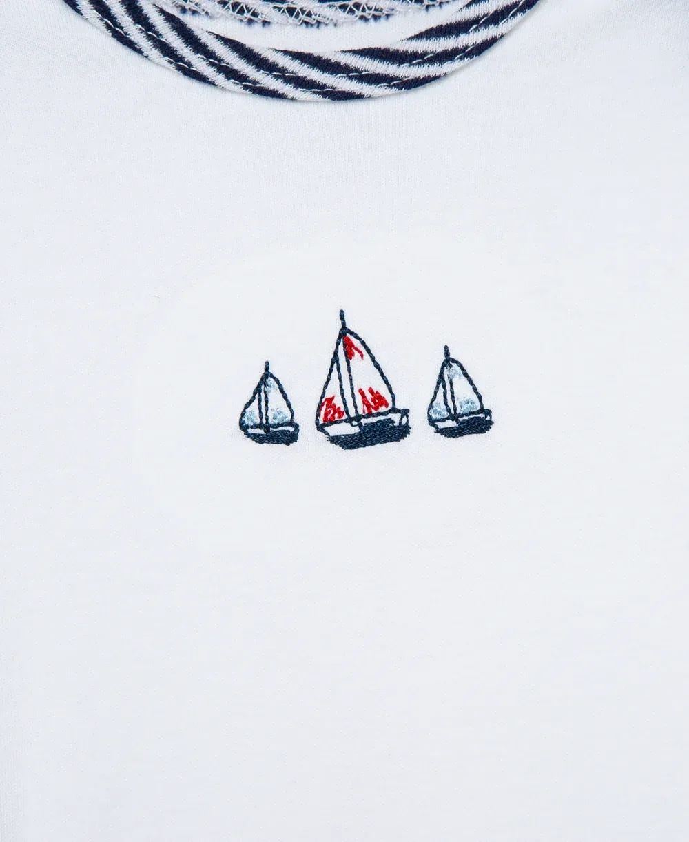 Sailboats Sleeper Gown And Hat