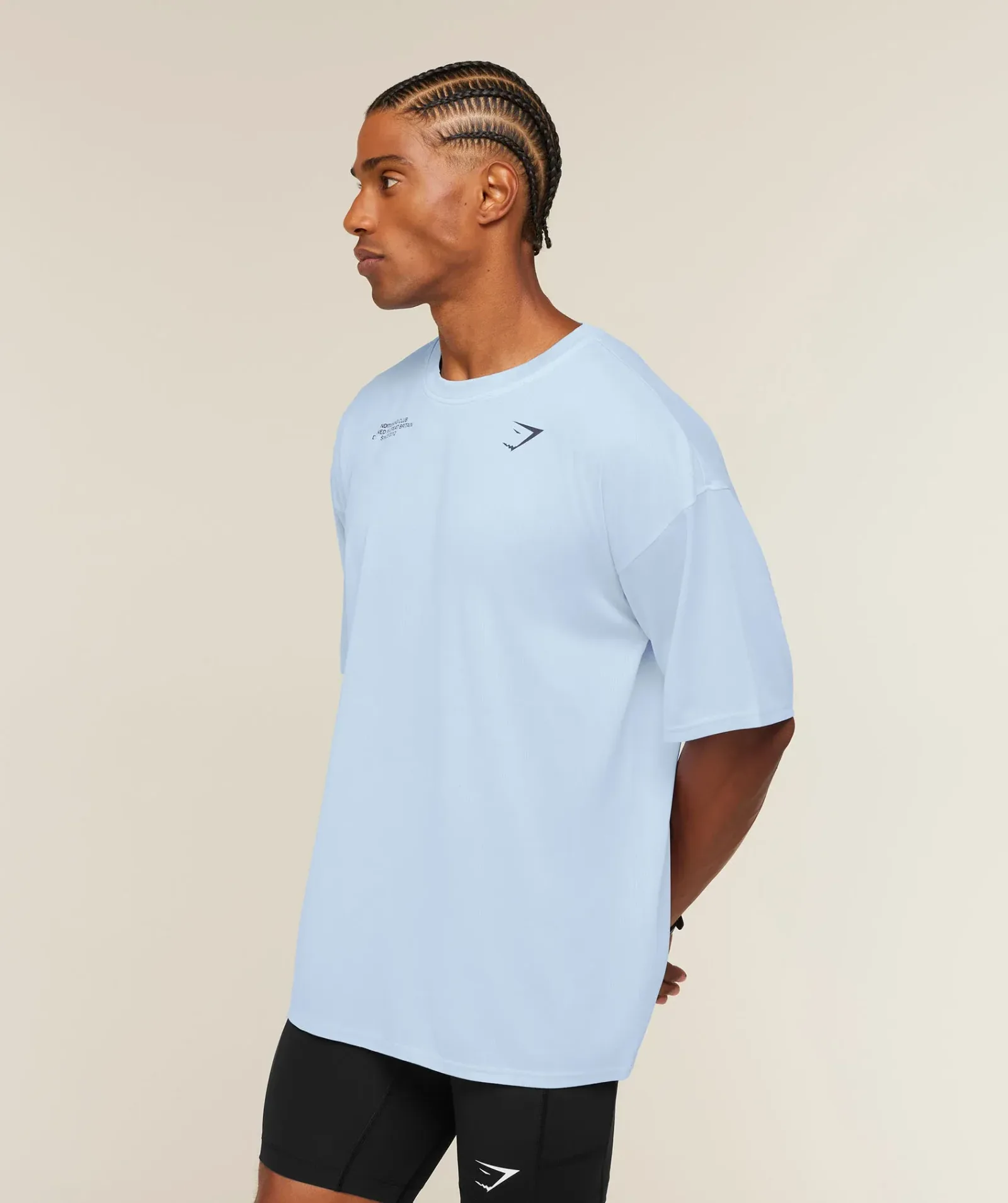 Gymshark Conditioning Club Washed T-Shirt – Tranquil Blue/Heavy Blue/Wash