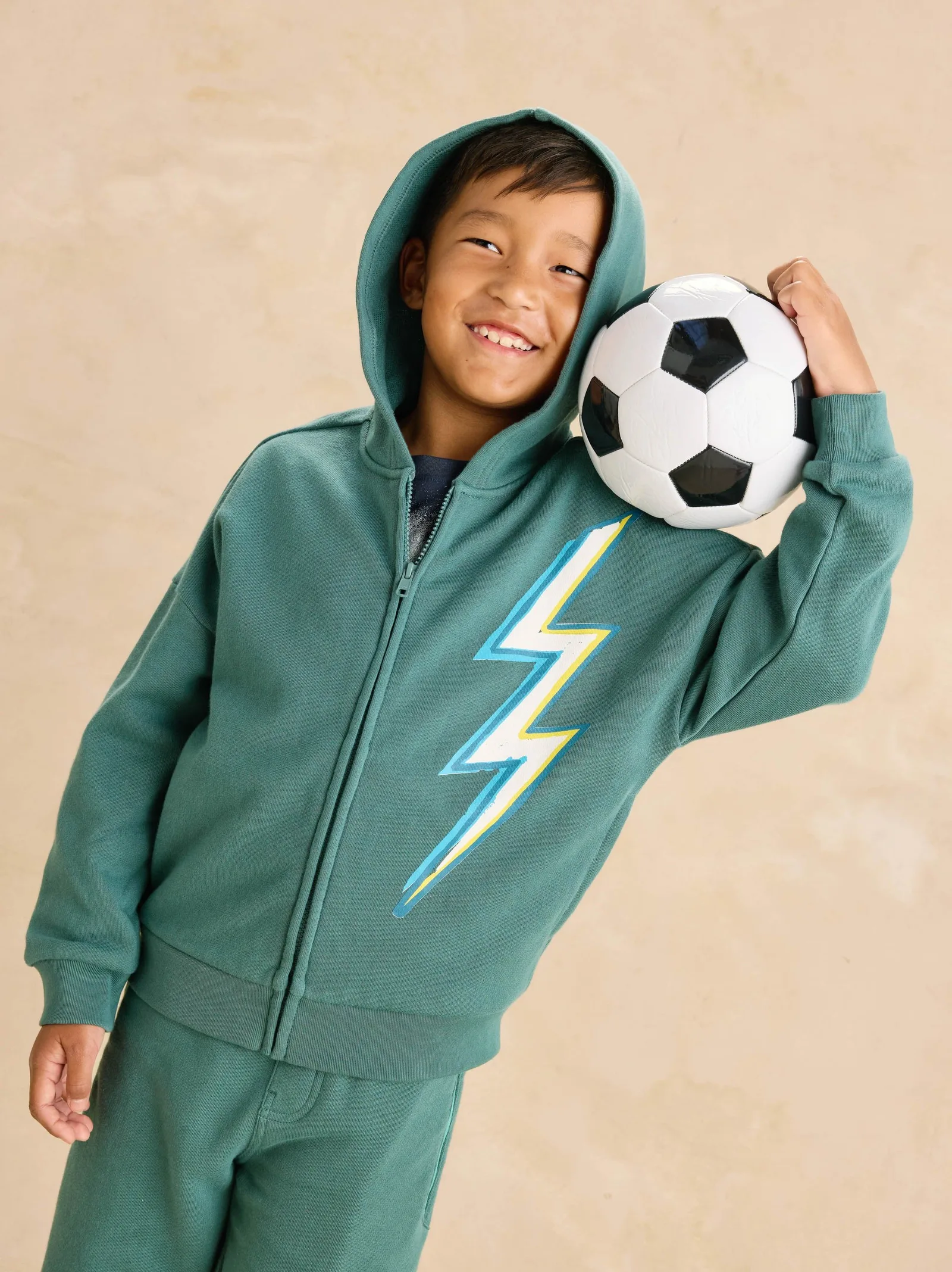 Lightning Bolt Easy Fit Hoodie