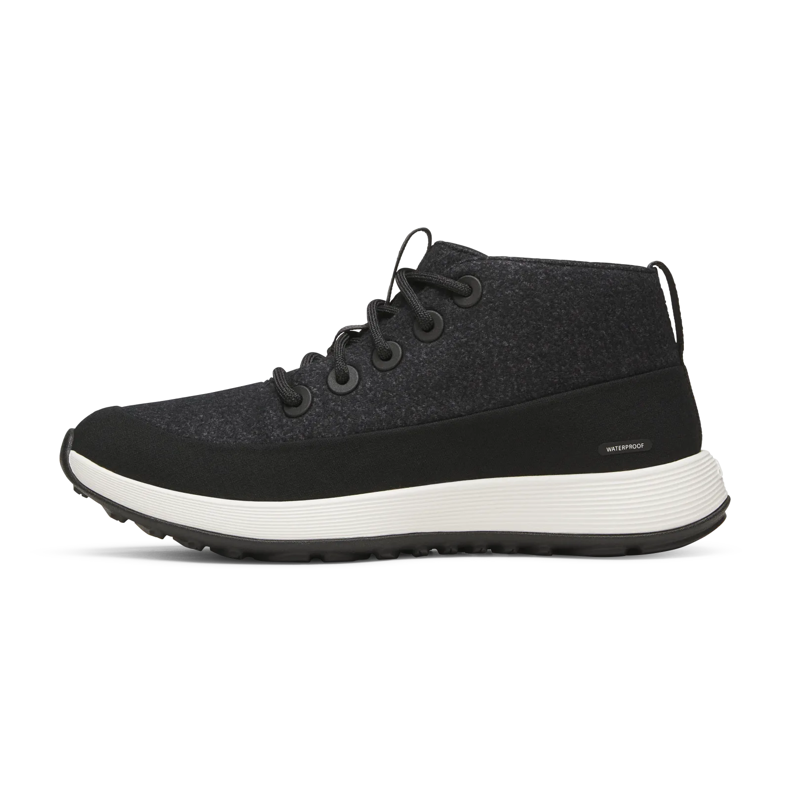 Women's Wool Runner NZ Mid Waterproof – Natural Black (Natural White S