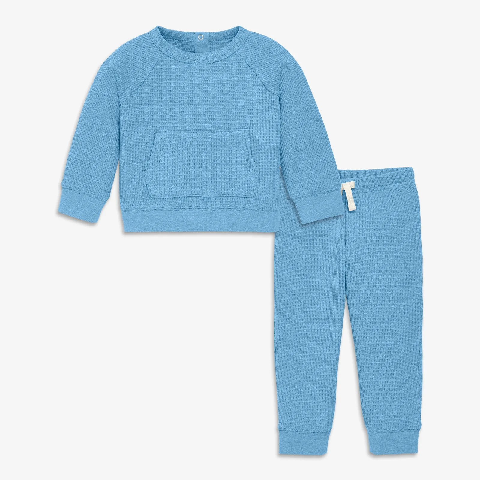 Baby heathered waffle set