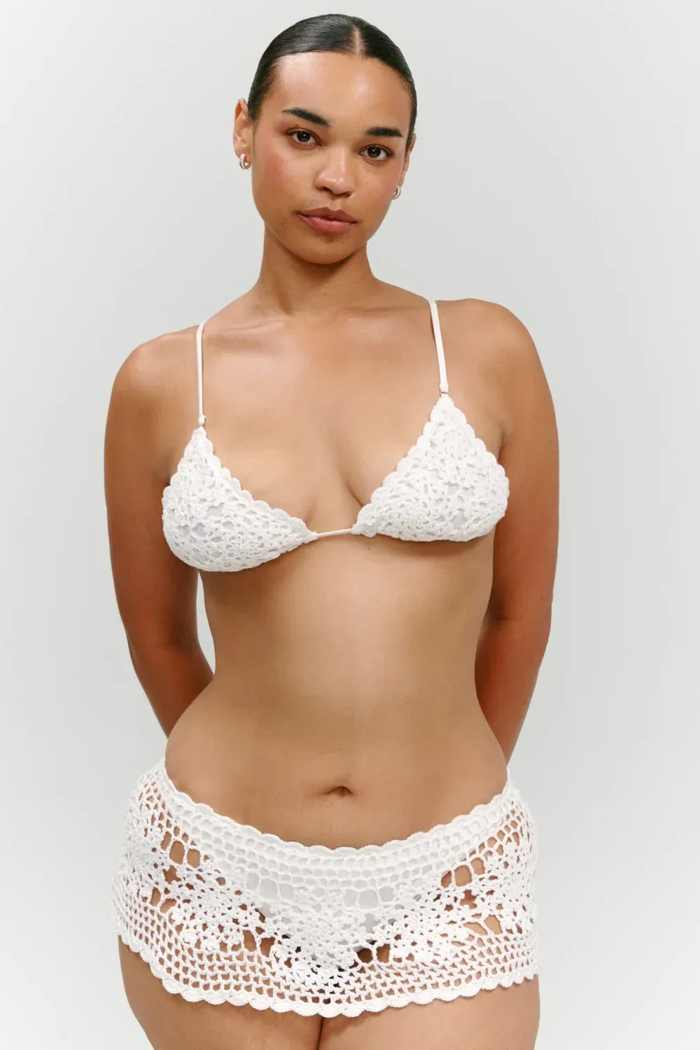 x Paige Lorenze Shelly Crochet Swim Skirt – Marry Me