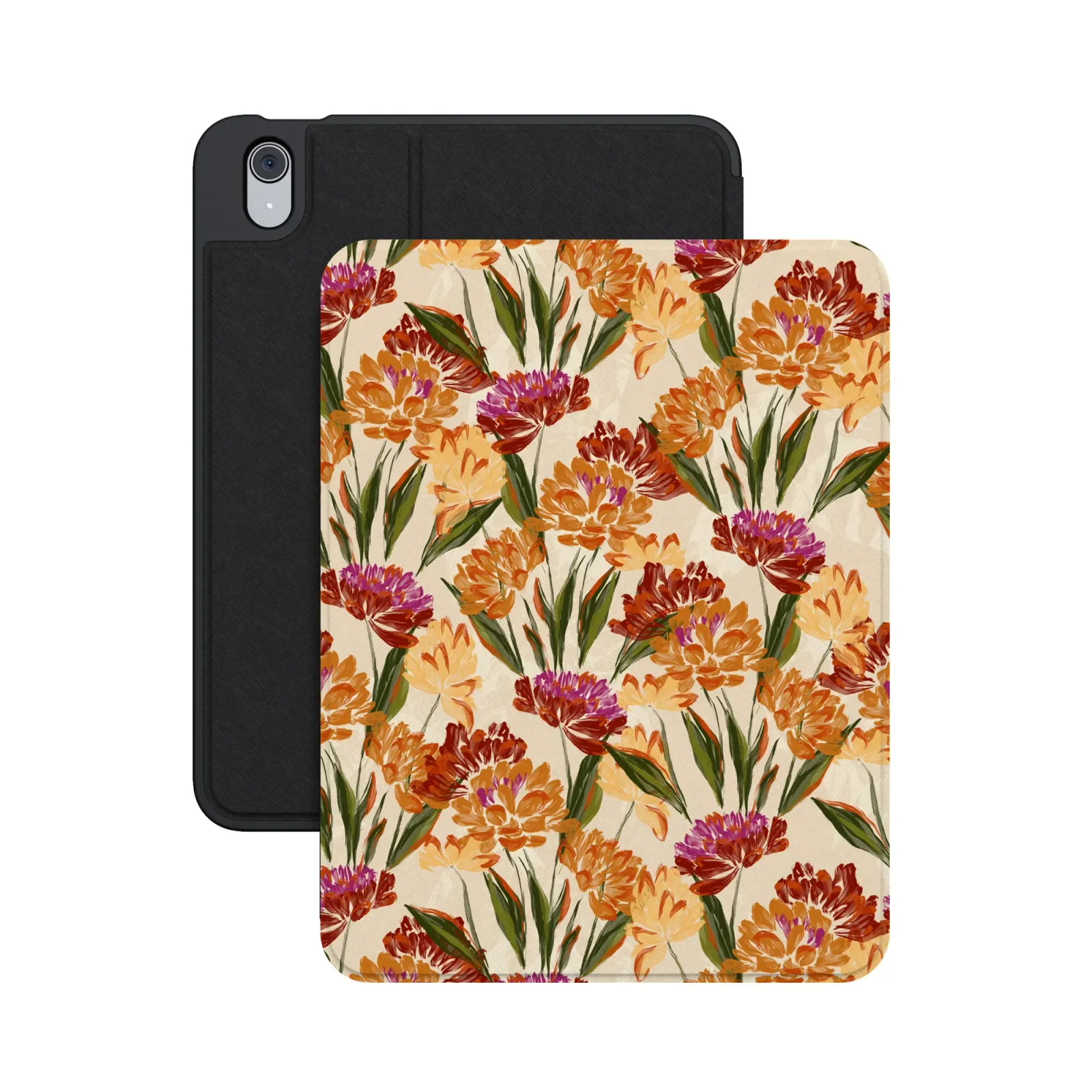 Cottage Blooms – Orange Hydrangeas iPad Case