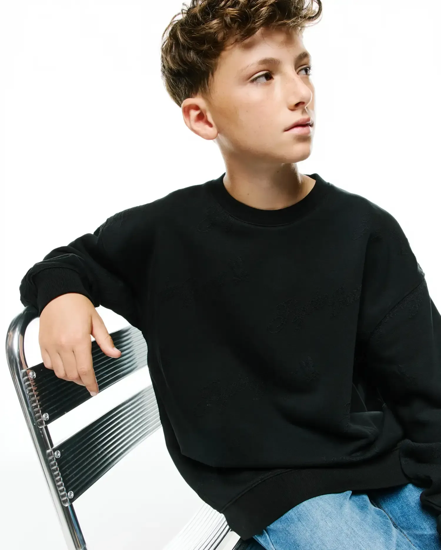 Kids Cedrick Jacquard Sweatshirt – KT0500100