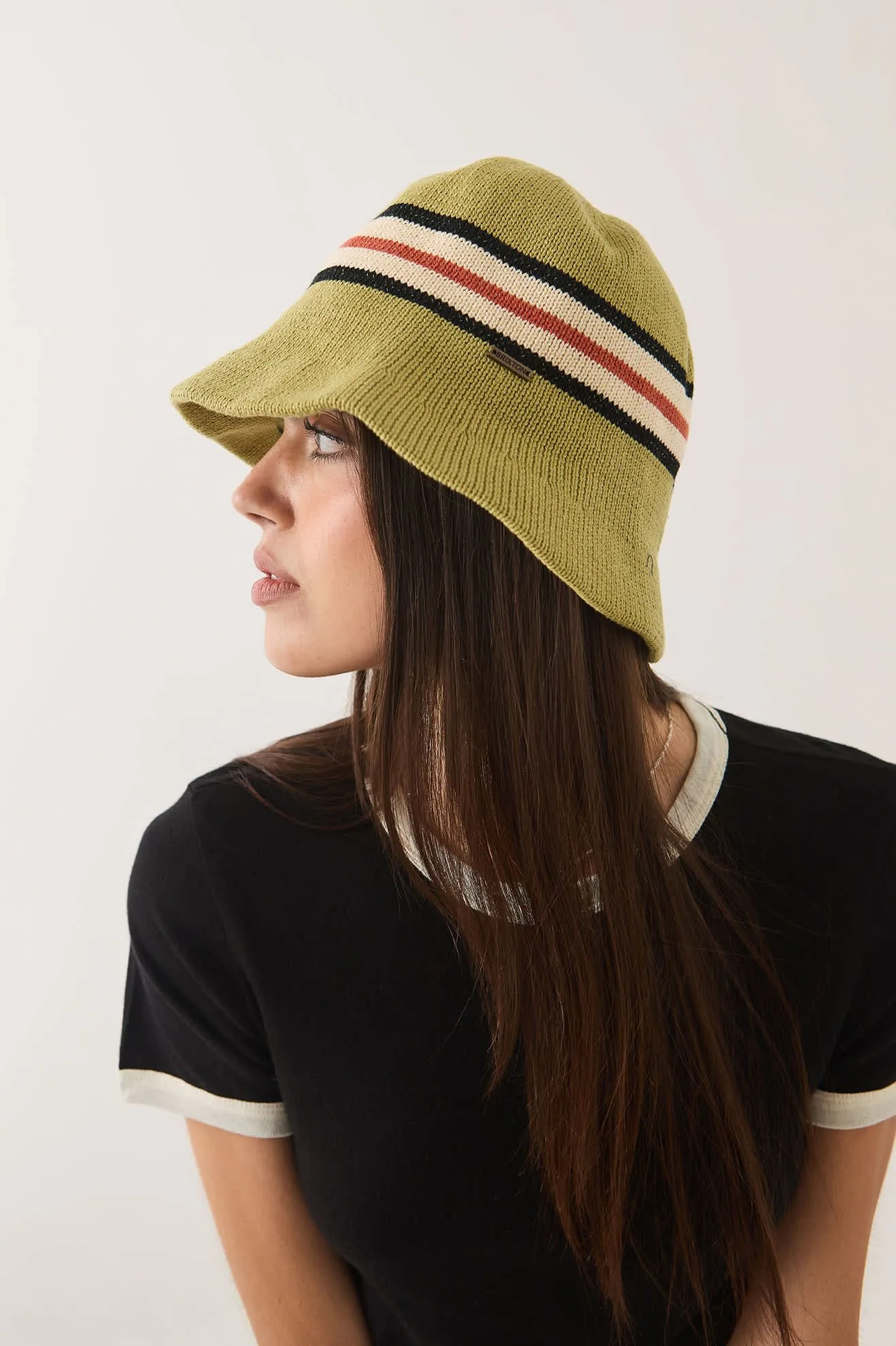 Redding Knit Packable Hat – Green Multi Stripe