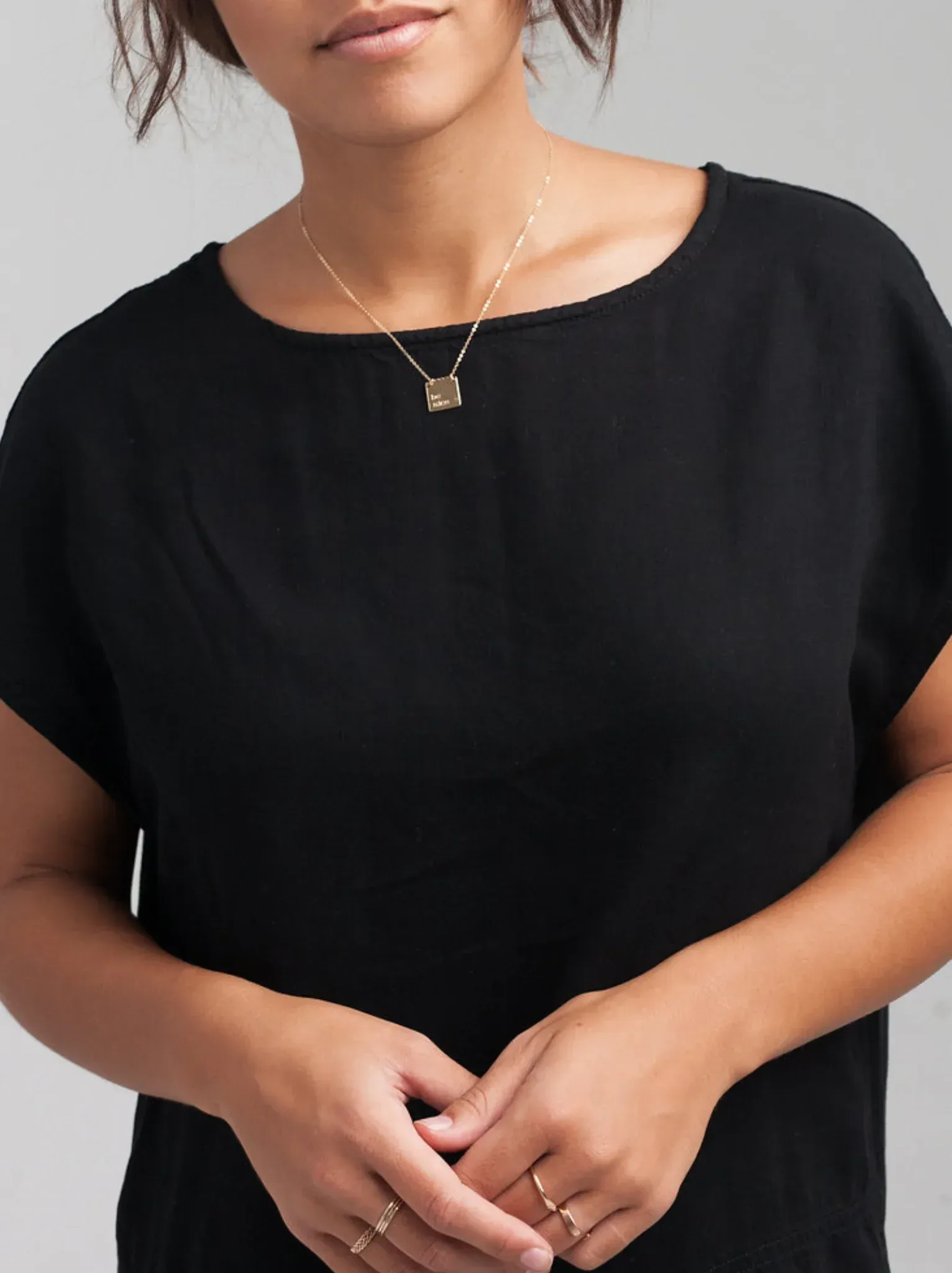 Engravable Phrase Necklace