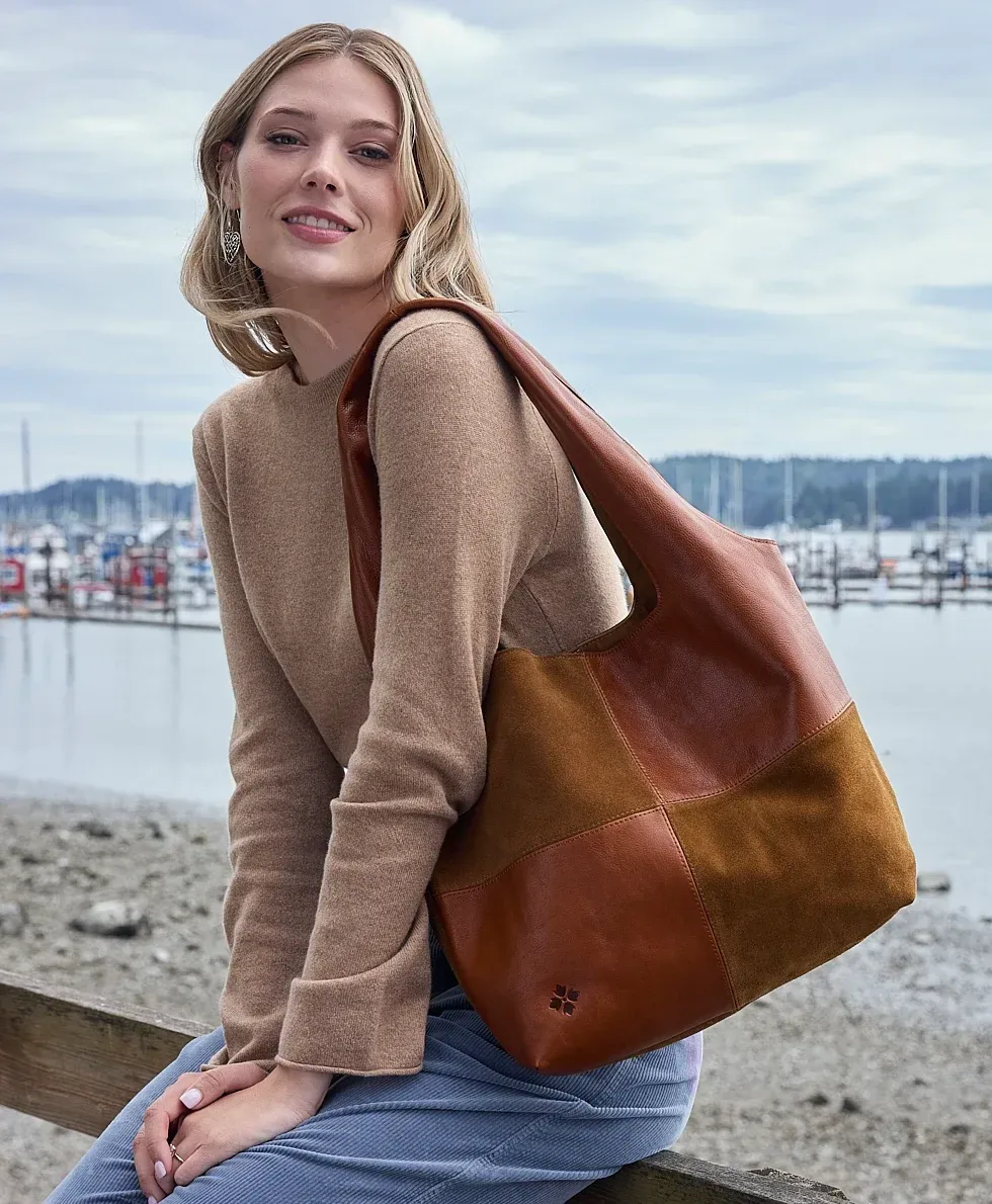 Toni Tote – Suede and Rugged – Cognac