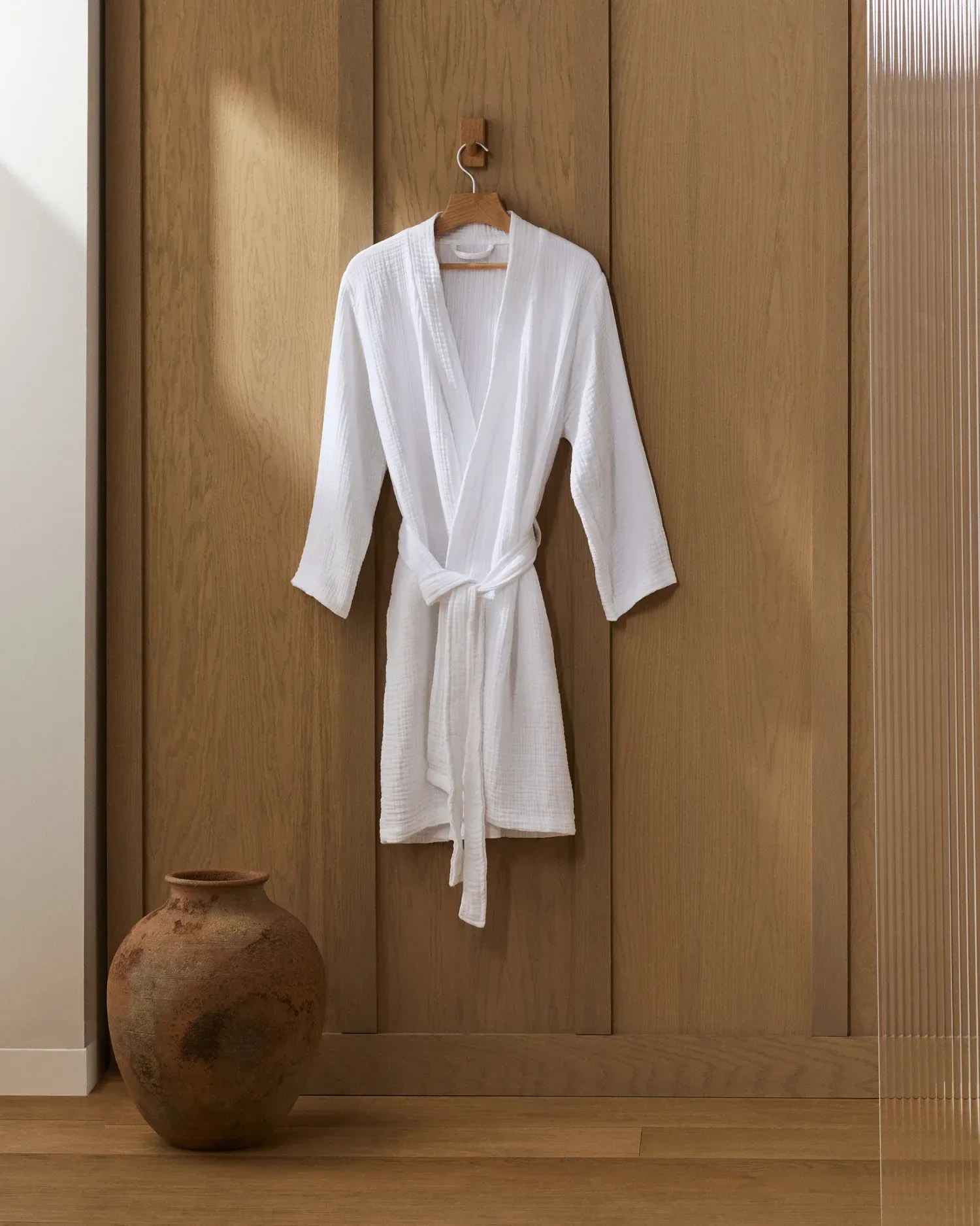 Cloud Cotton Robe (White)