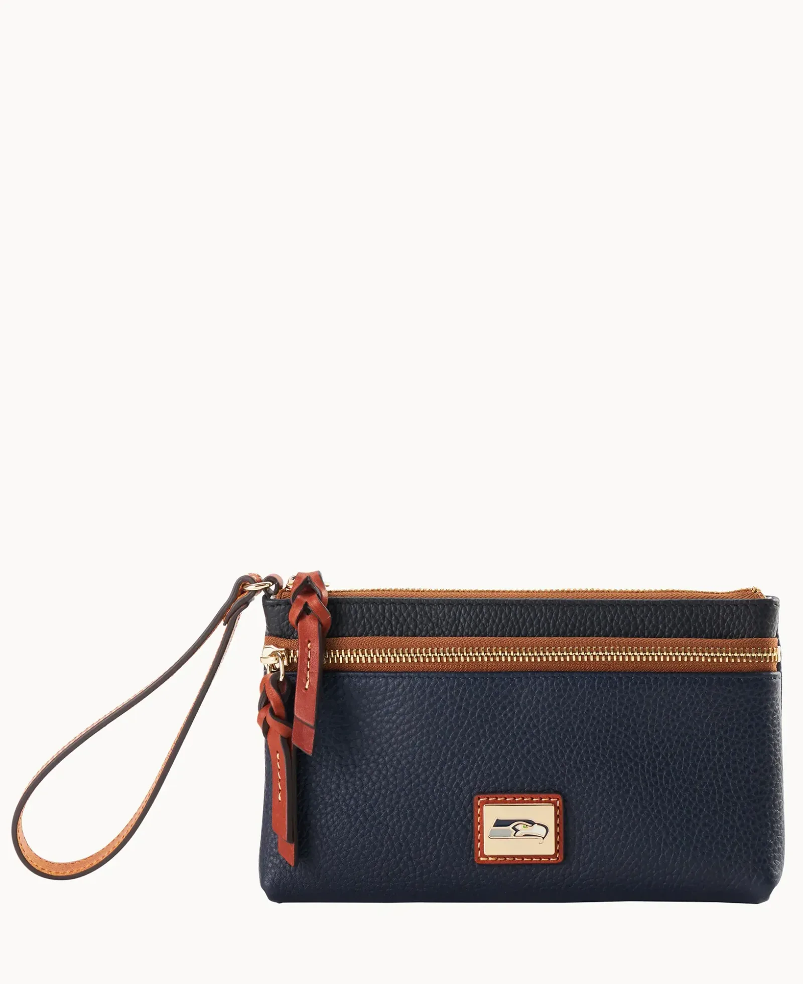 NFL Seahawks Double Zip Wristlet