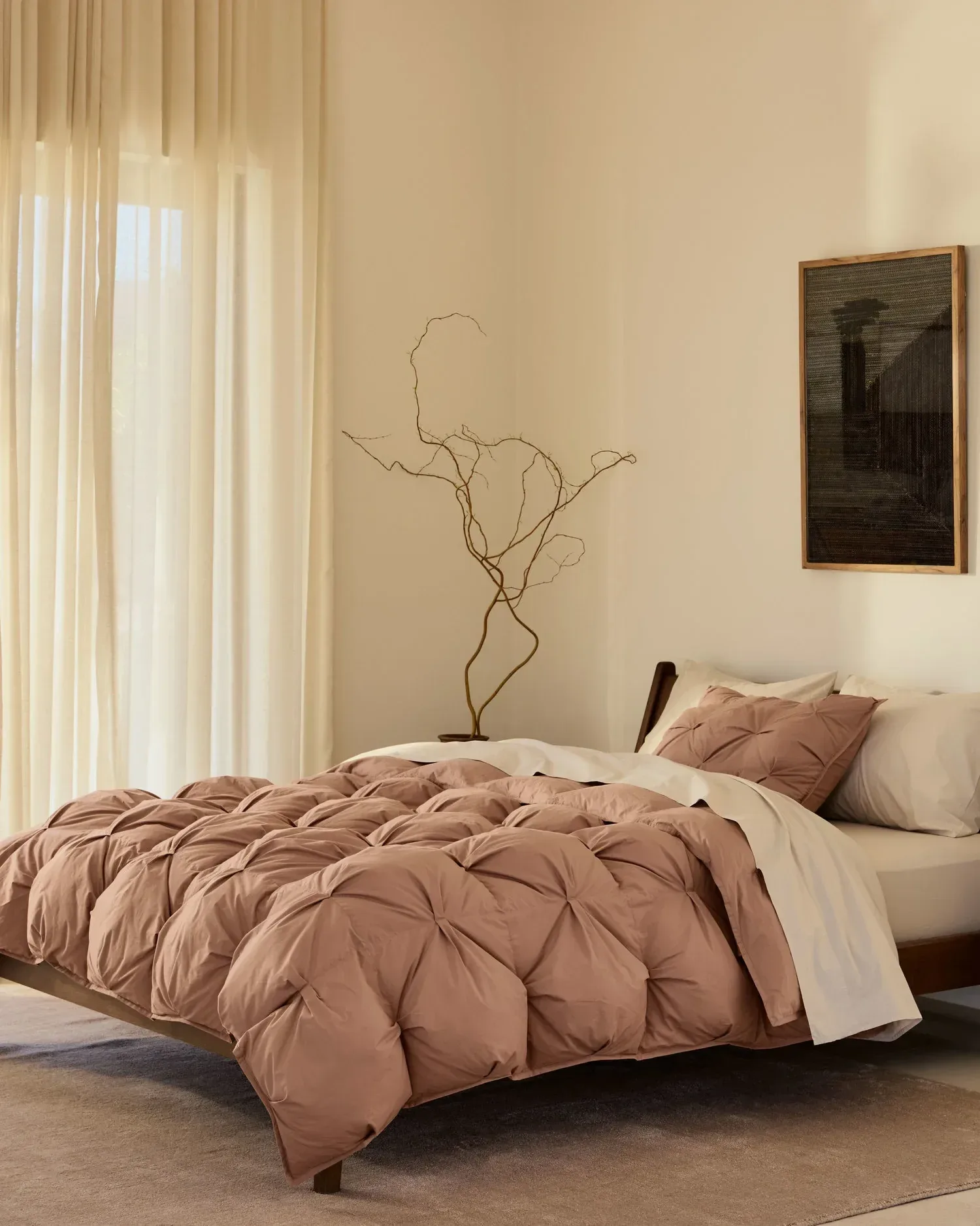 Organic Cotton Puff Comforter (Adobe)