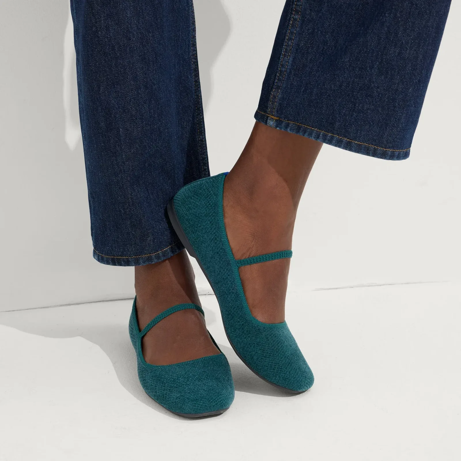 The Max Square Mary Jane – ReVelvet™ Everglade